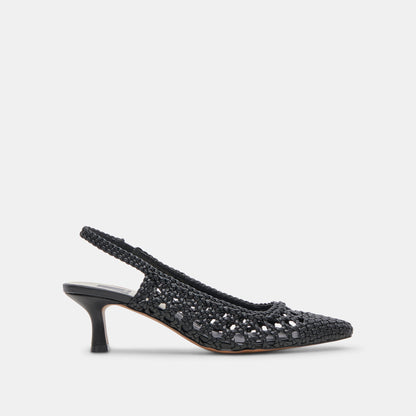 OLYMPA HEELS BLACK STELLA - Dolce Vita