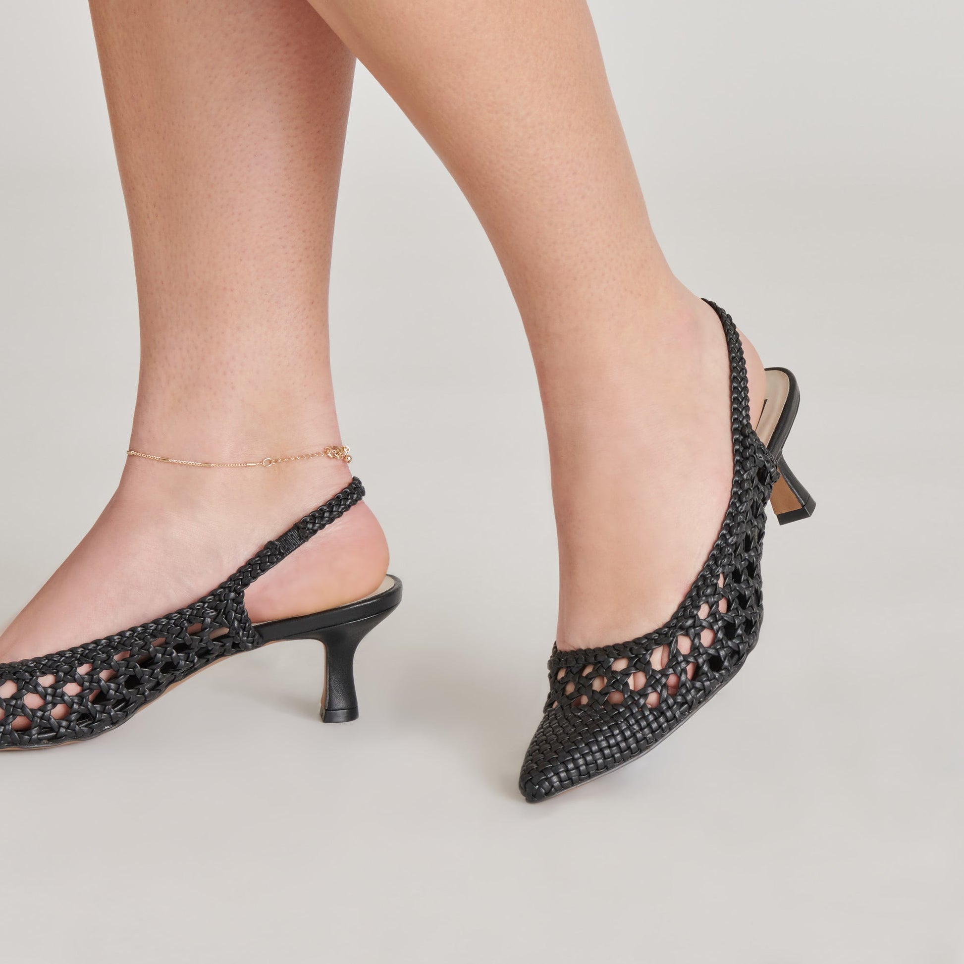 OLYMPA HEELS BLACK STELLA - Dolce Vita