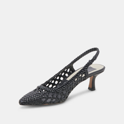 OLYMPA HEELS BLACK STELLA - Dolce Vita