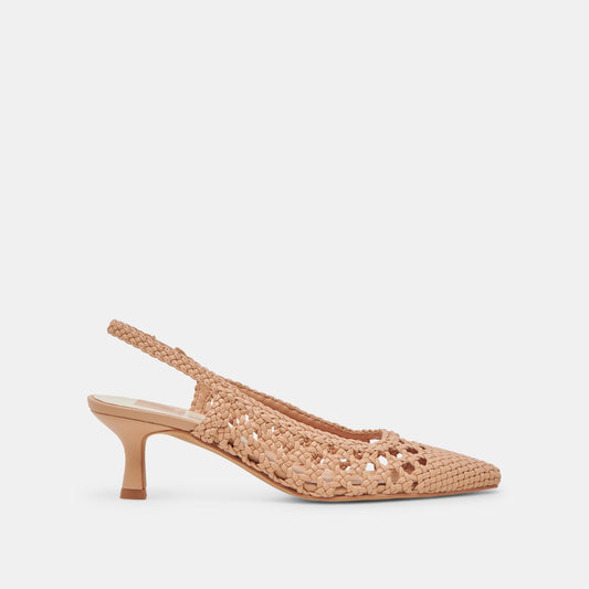 OLYMPA HEELS CAFE WOVEN STELLA - Dolce Vita