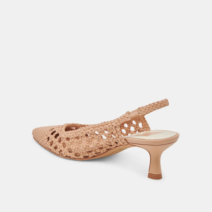 OLYMPA HEELS CAFE WOVEN STELLA - Dolce Vita