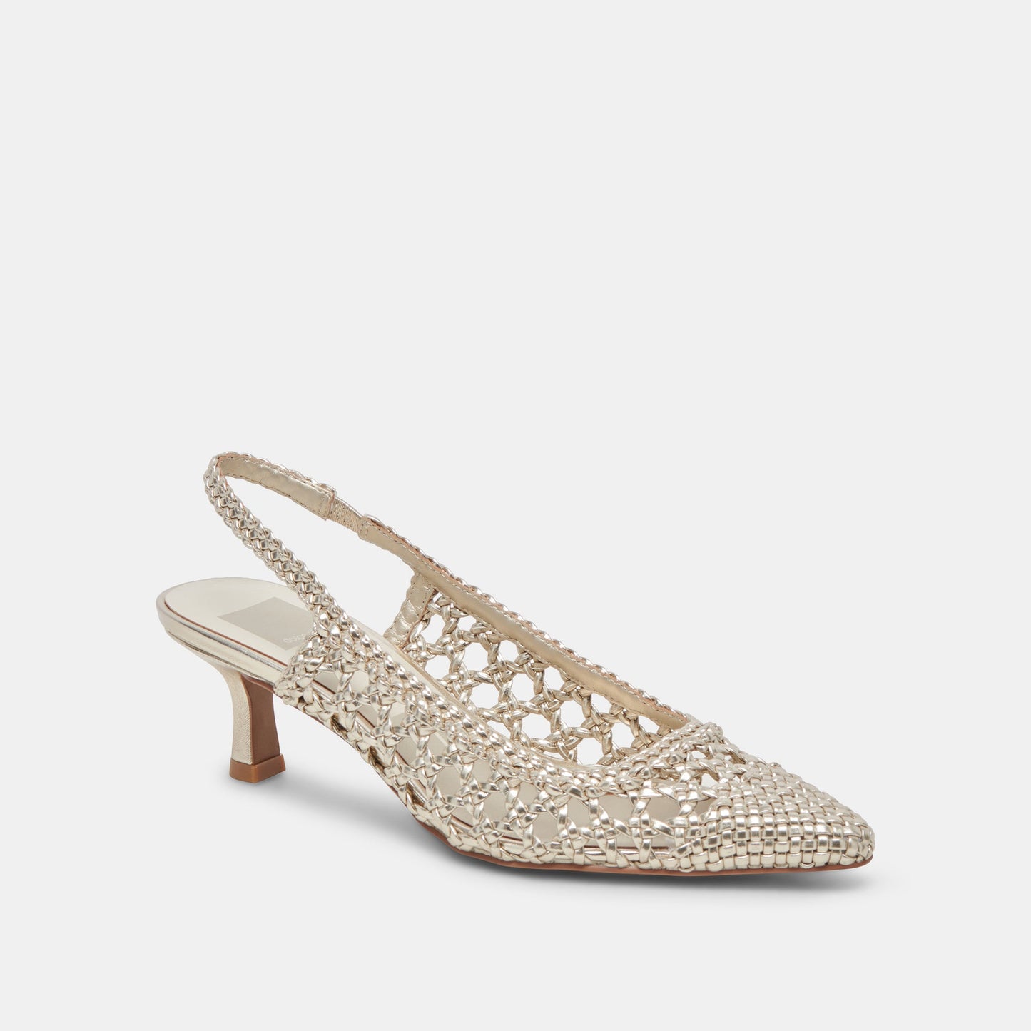 OLYMPA HEELS LIGHT GOLD METALLIC STELLA - Dolce Vita