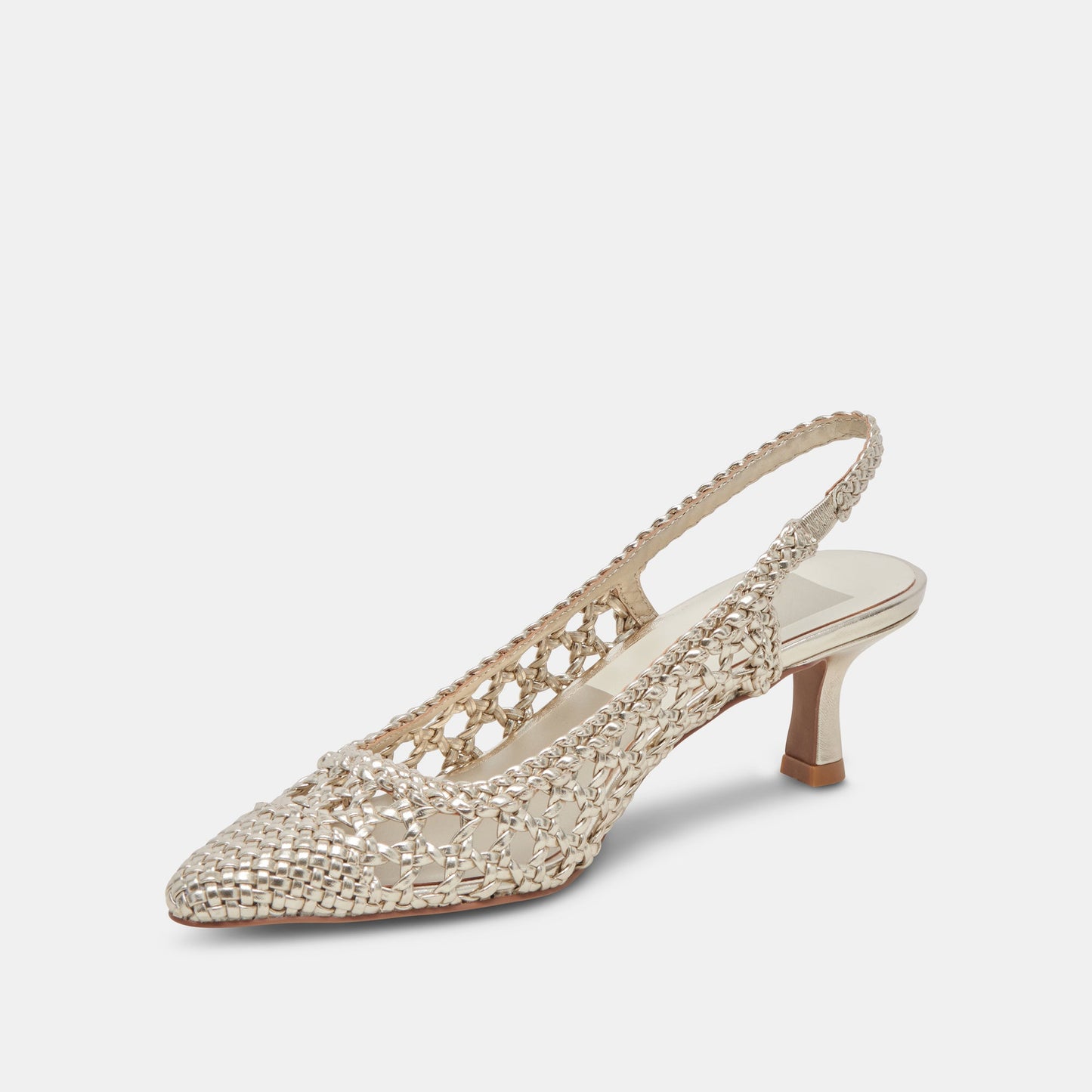 OLYMPA HEELS LIGHT GOLD METALLIC STELLA - Dolce Vita