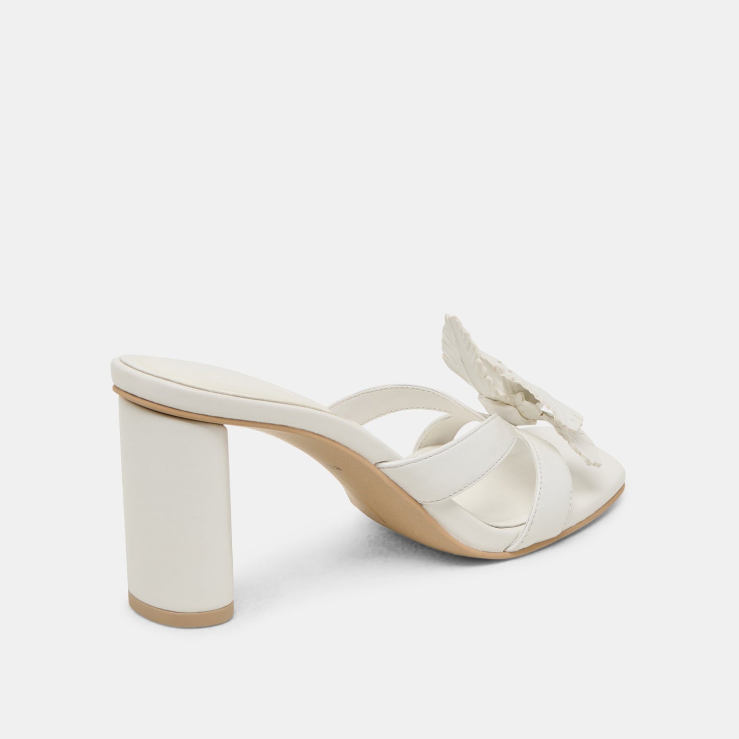 Nikil White Leather Heels - Dolce Vita