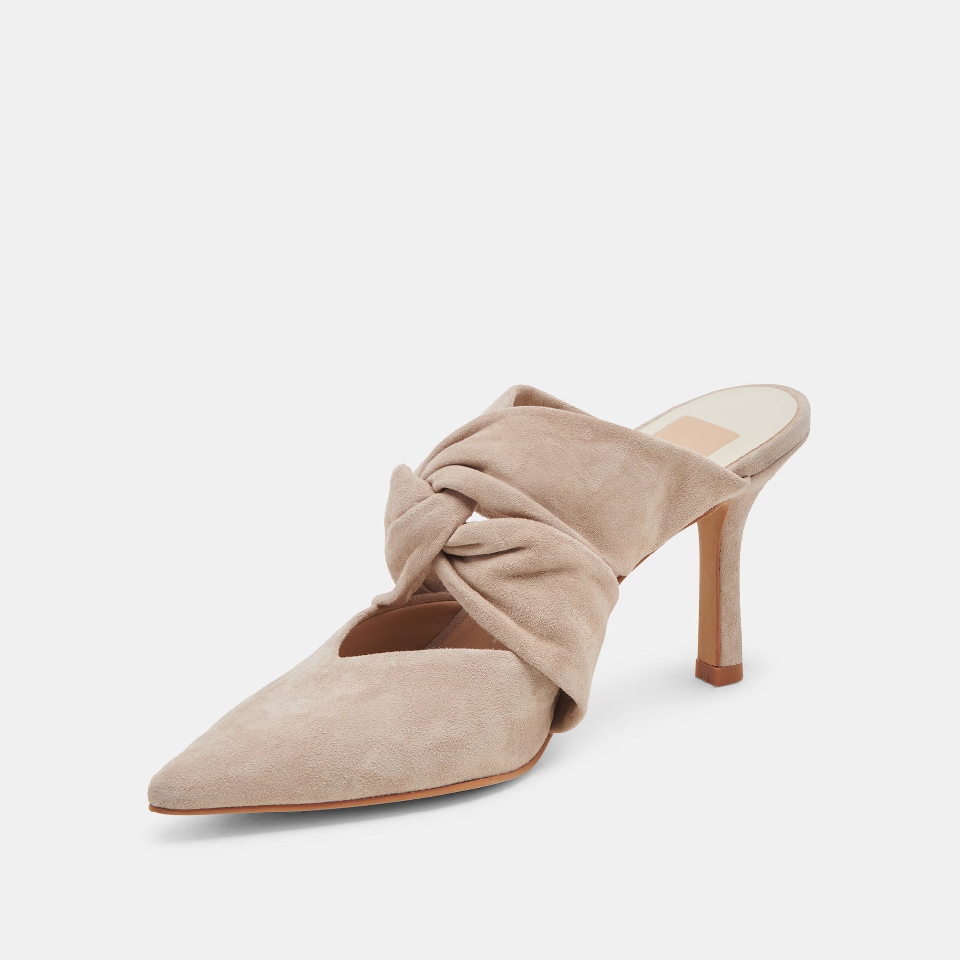 KELSY HEELS TAUPE SUEDE - Dolce Vita