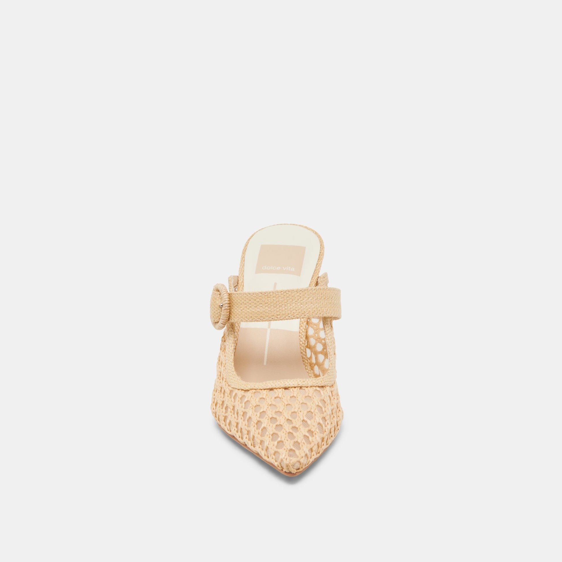 KEEKEE HEELS LT NATURAL WOVEN RAFFIA - Dolce Vita