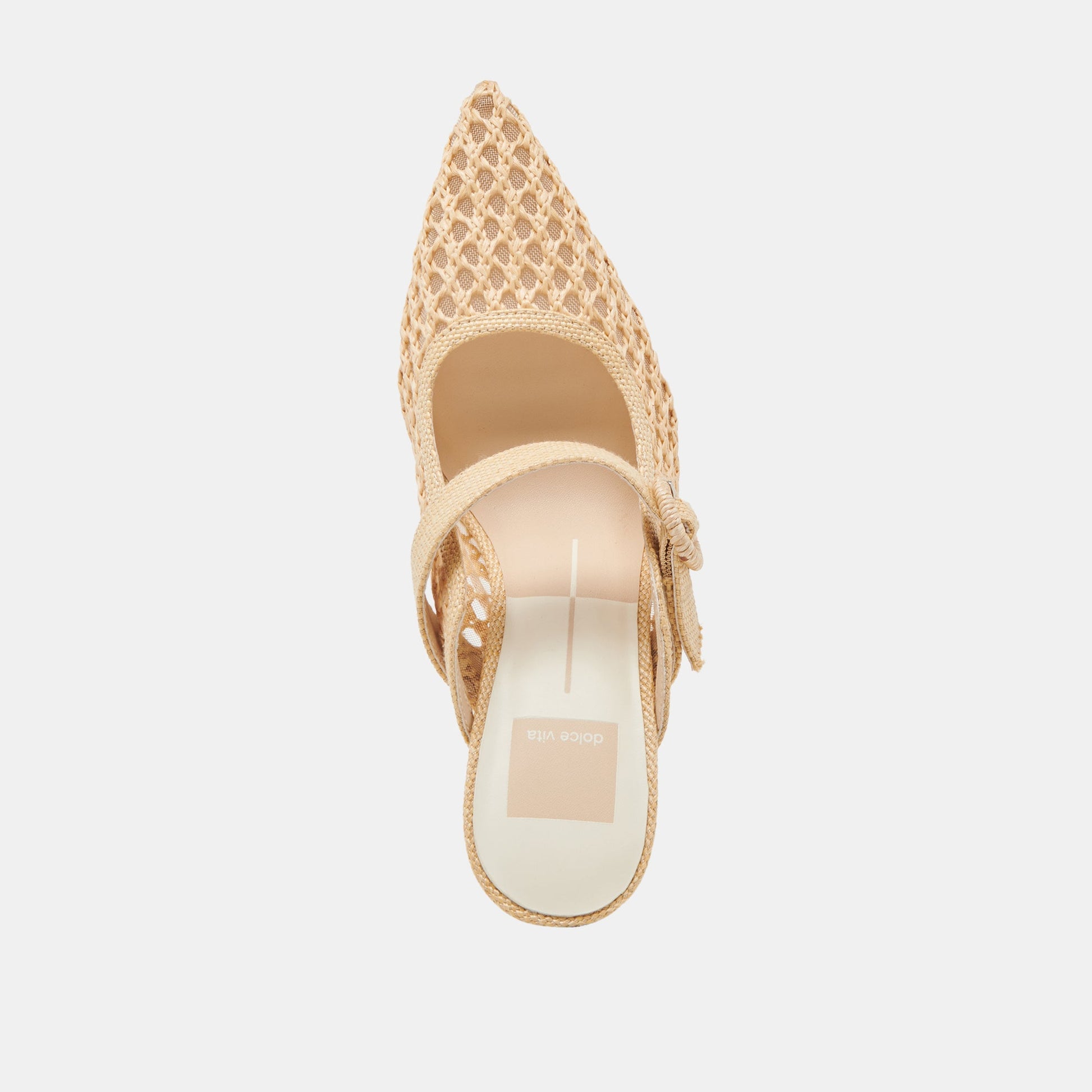 KEEKEE HEELS LT NATURAL WOVEN RAFFIA - Dolce Vita