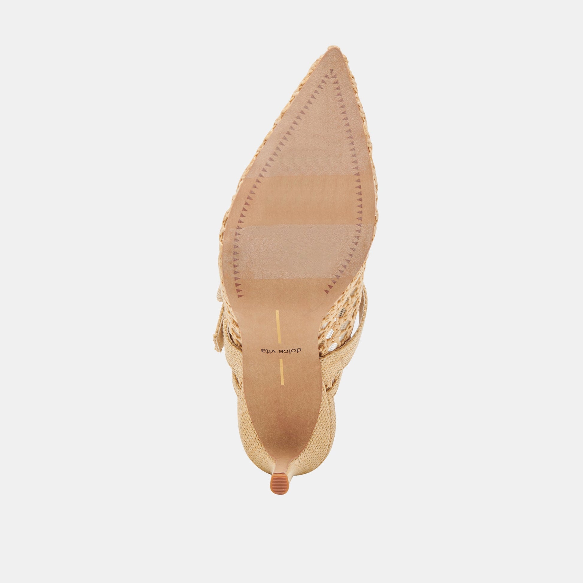 KEEKEE HEELS LT NATURAL WOVEN RAFFIA - Dolce Vita