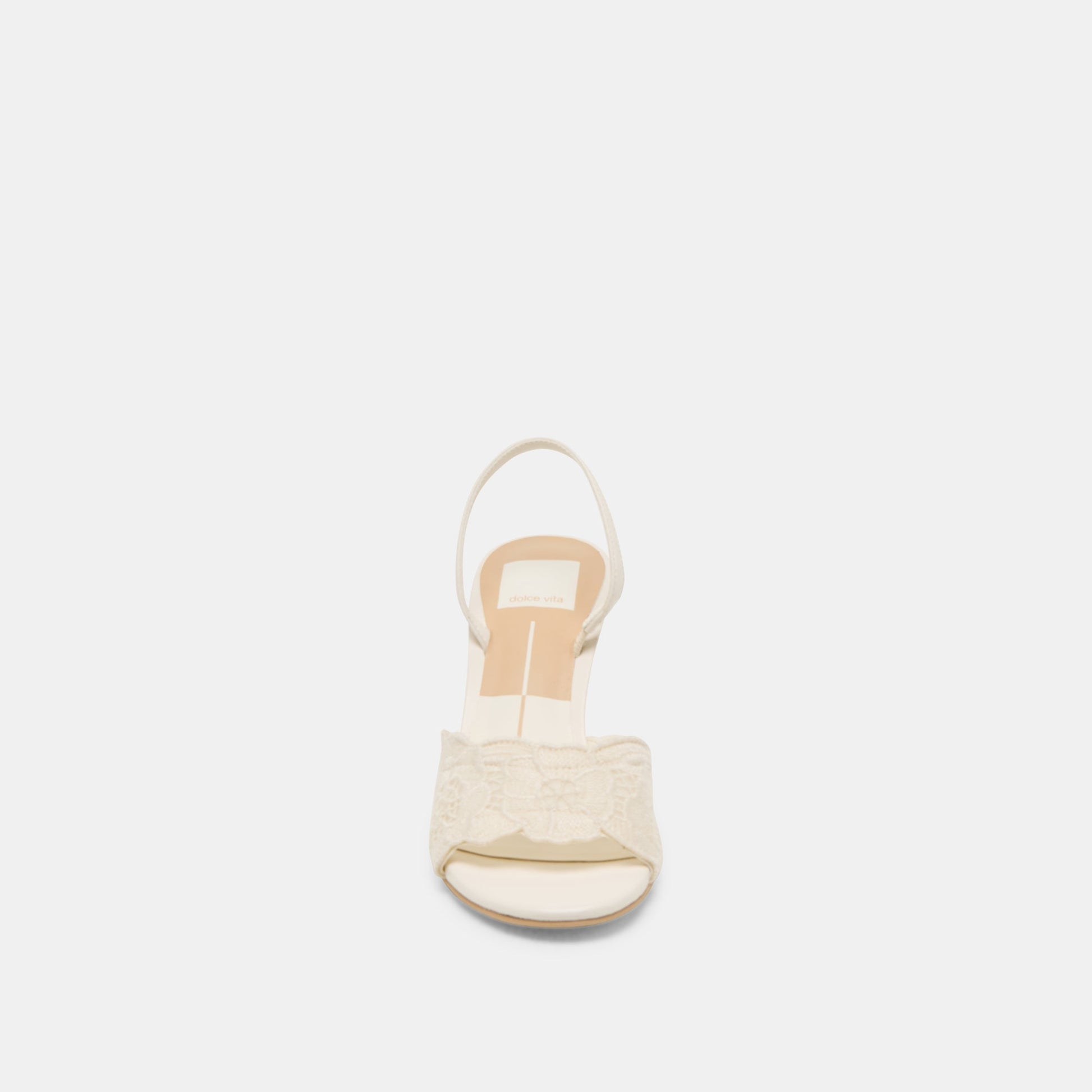 LARRA HEELS WHITE CROCHET - Dolce Vita