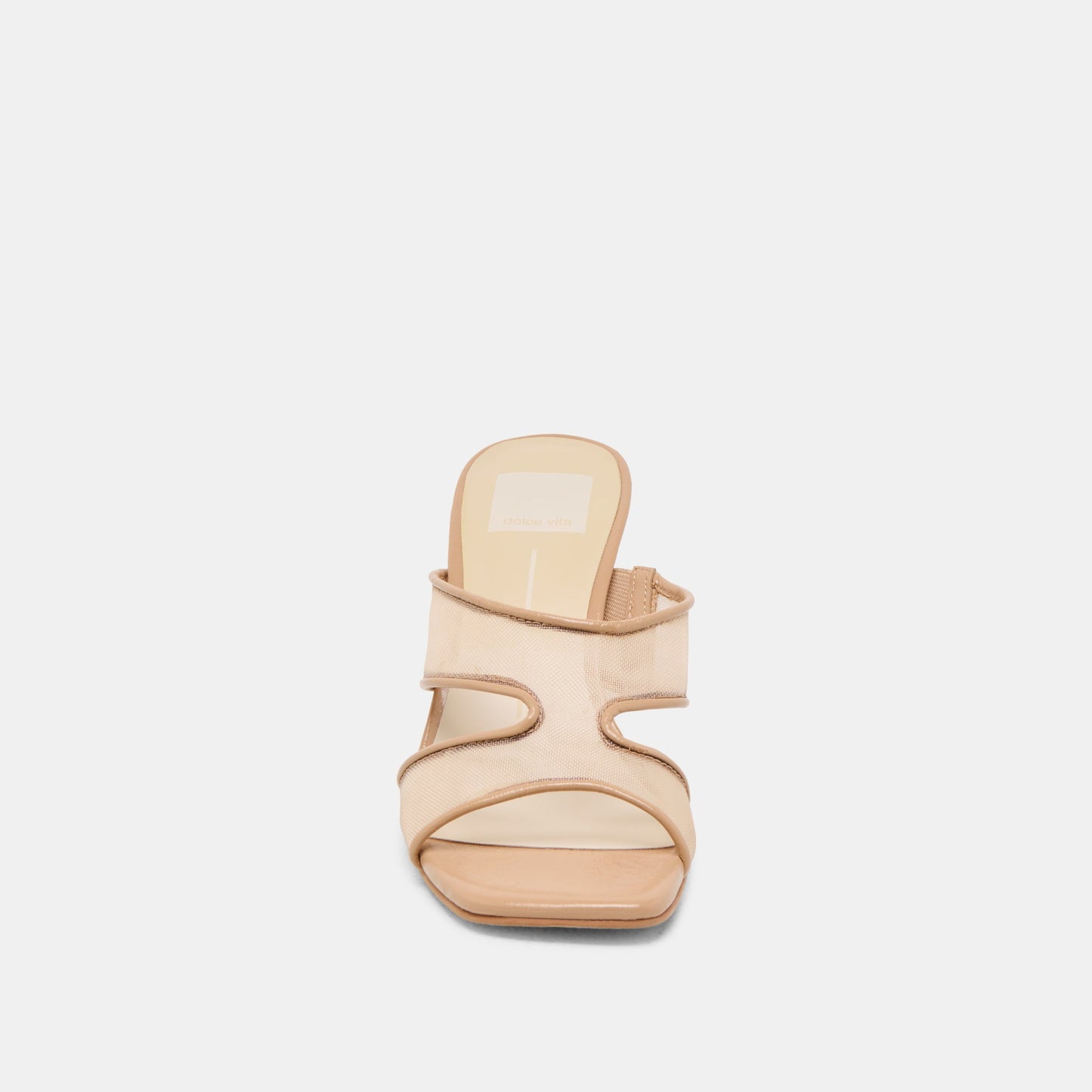 Gitel Light Tan Mesh Heels - Dolce Vita