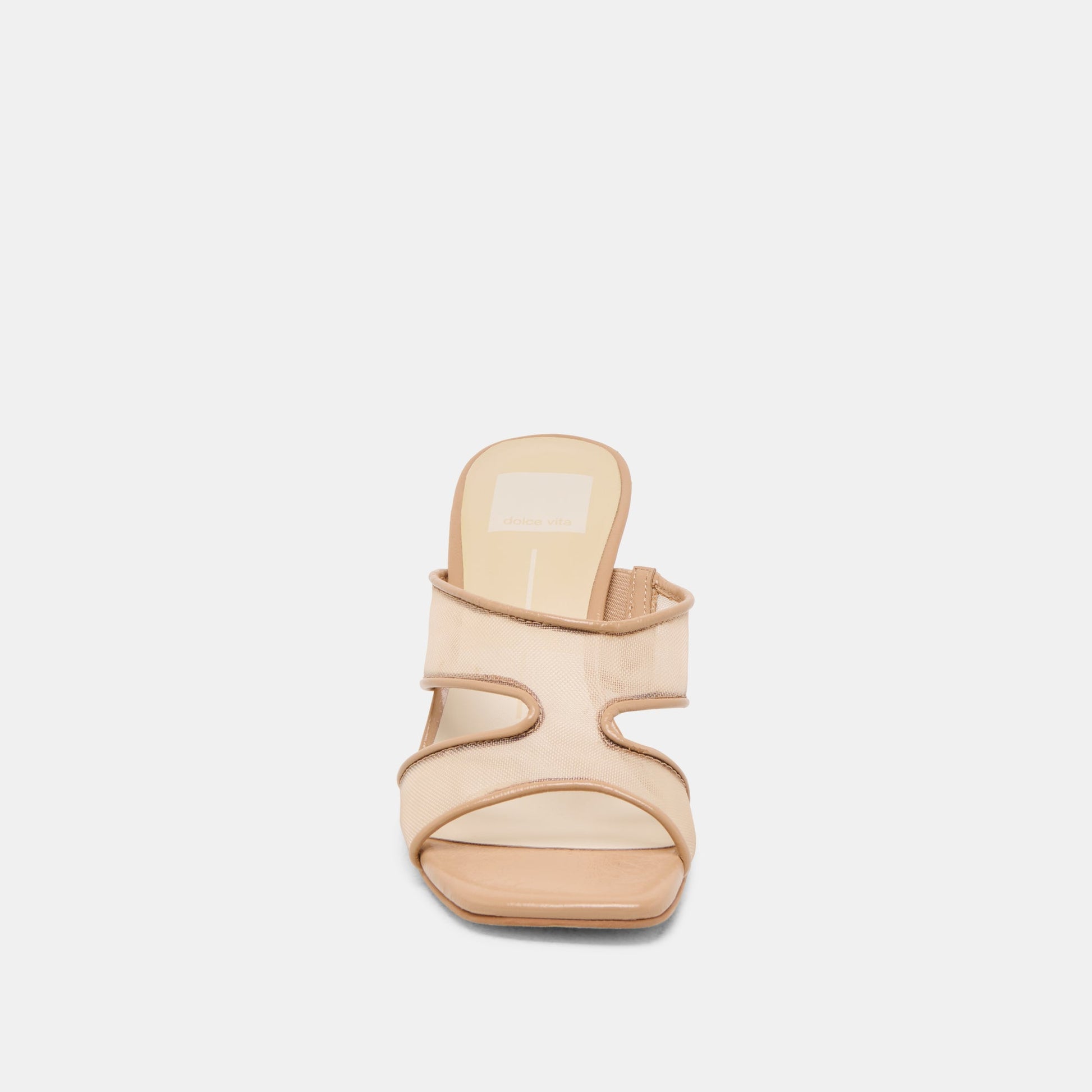 Gitel Light Tan Mesh Heels - Dolce Vita