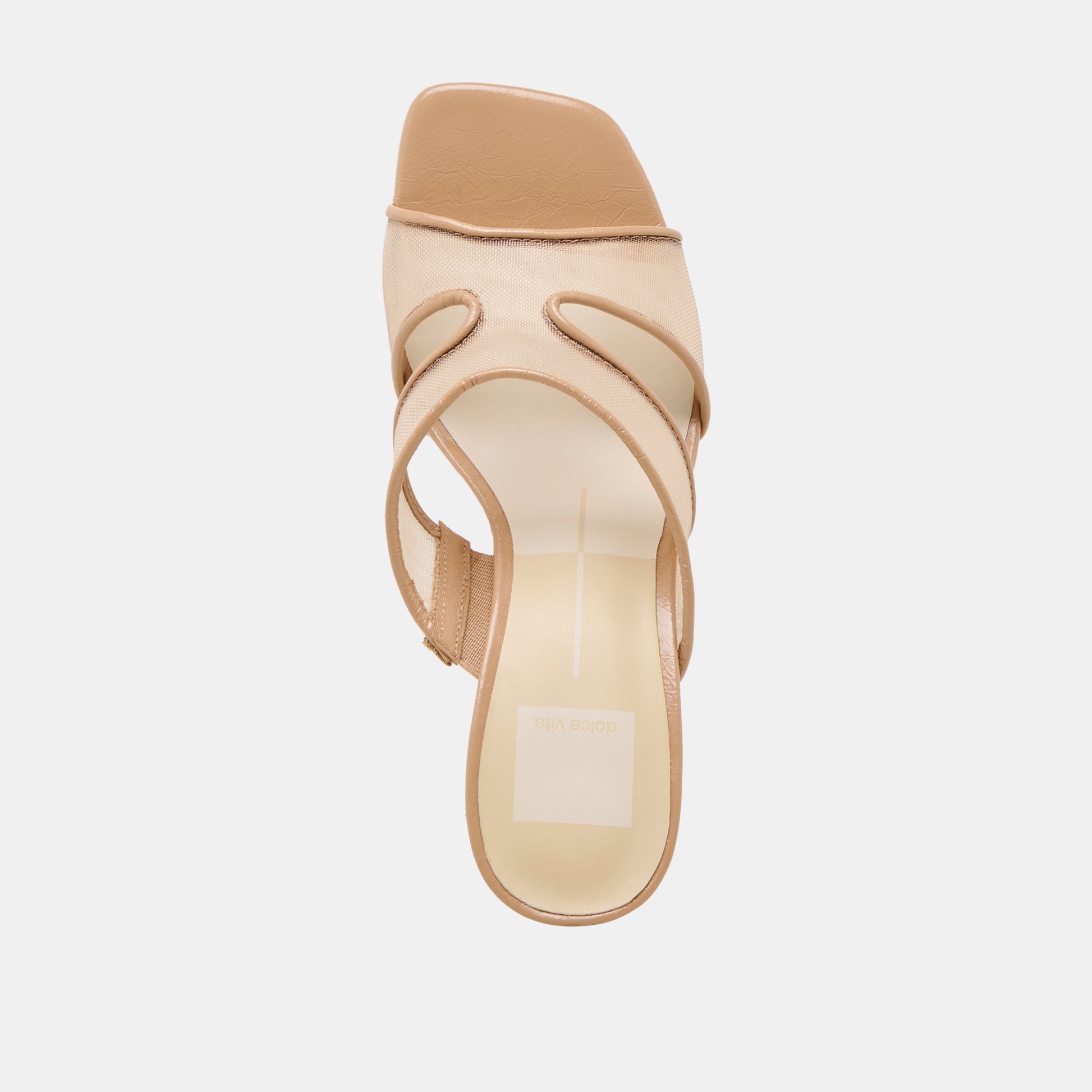 Gitel Light Tan Mesh Heels - Dolce Vita