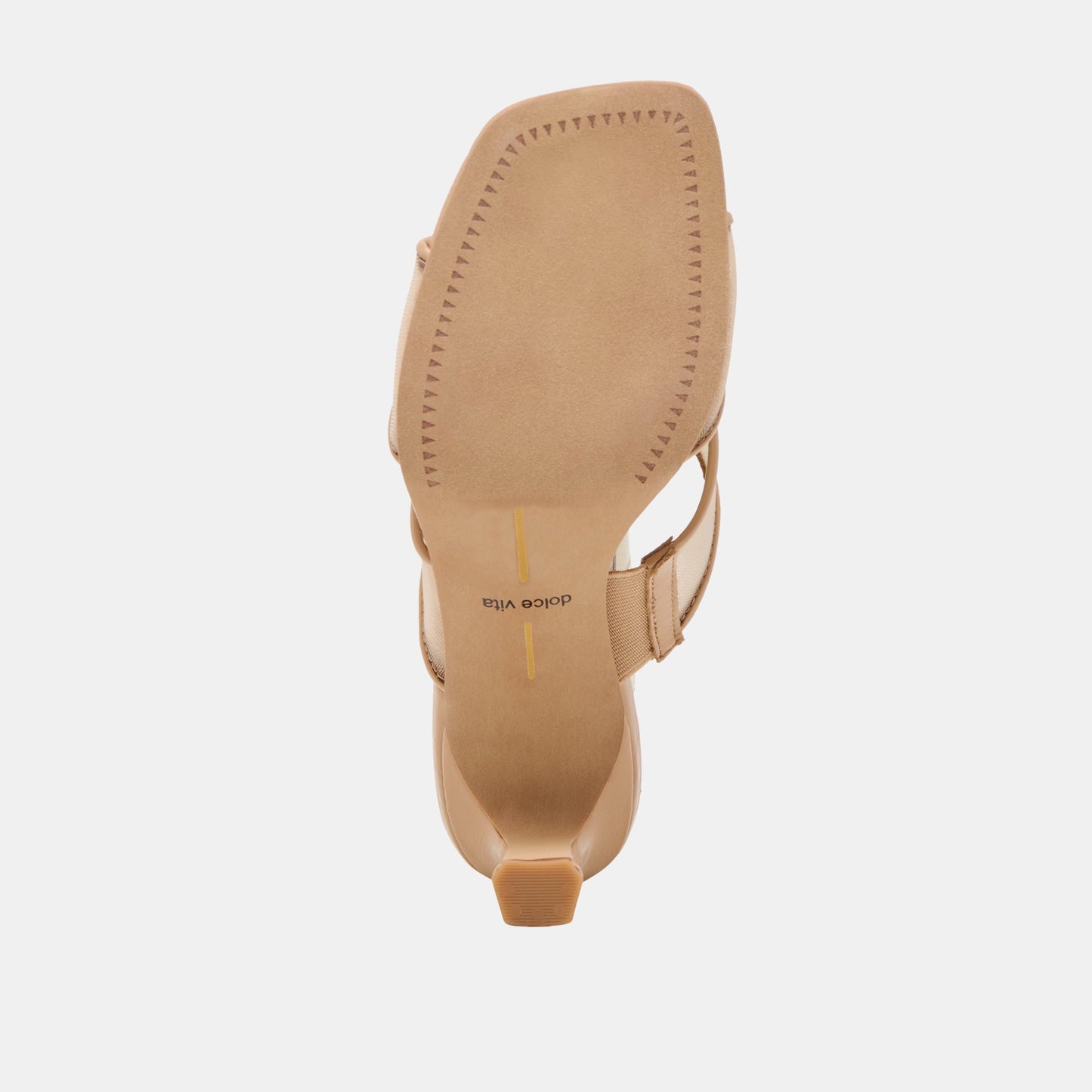Gitel Light Tan Mesh Heels - Dolce Vita