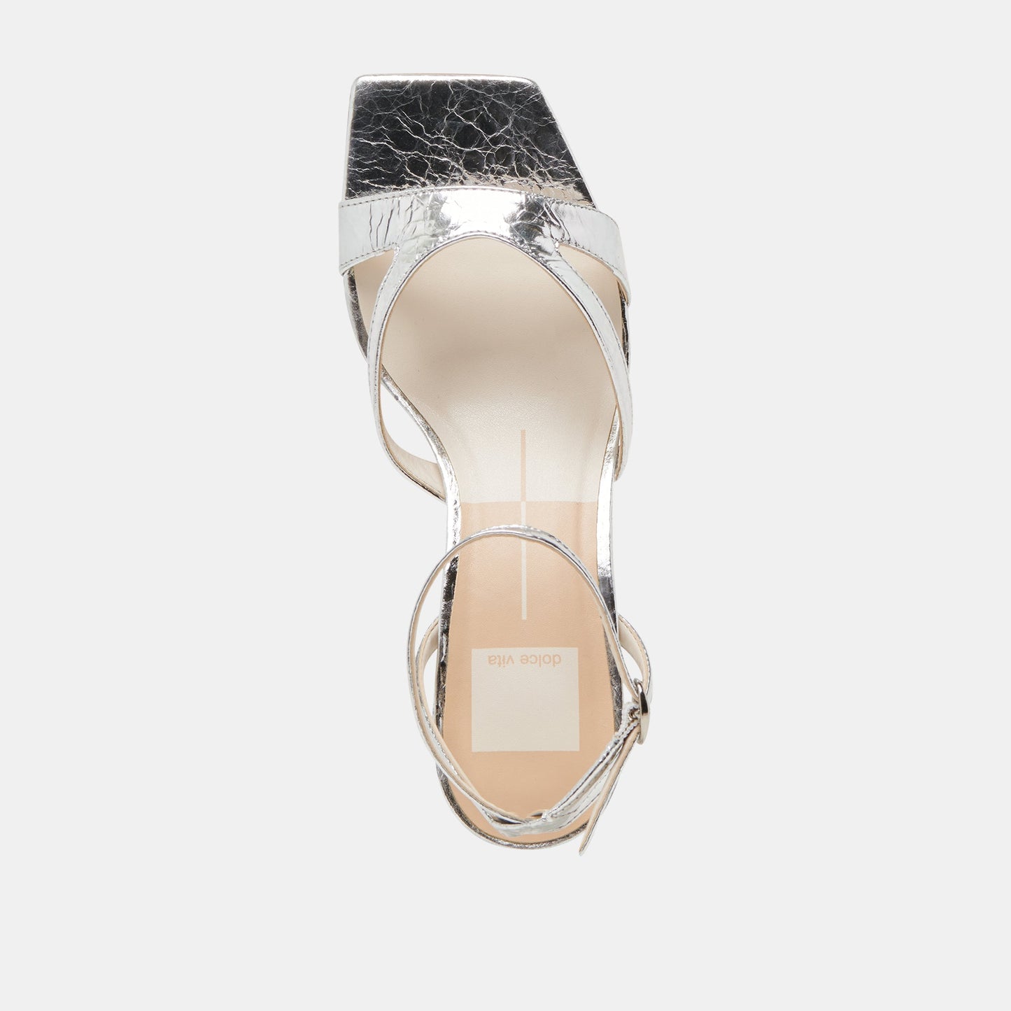 BECKI HEELS SILVER DISTRESSED LEATHER - Dolce Vita