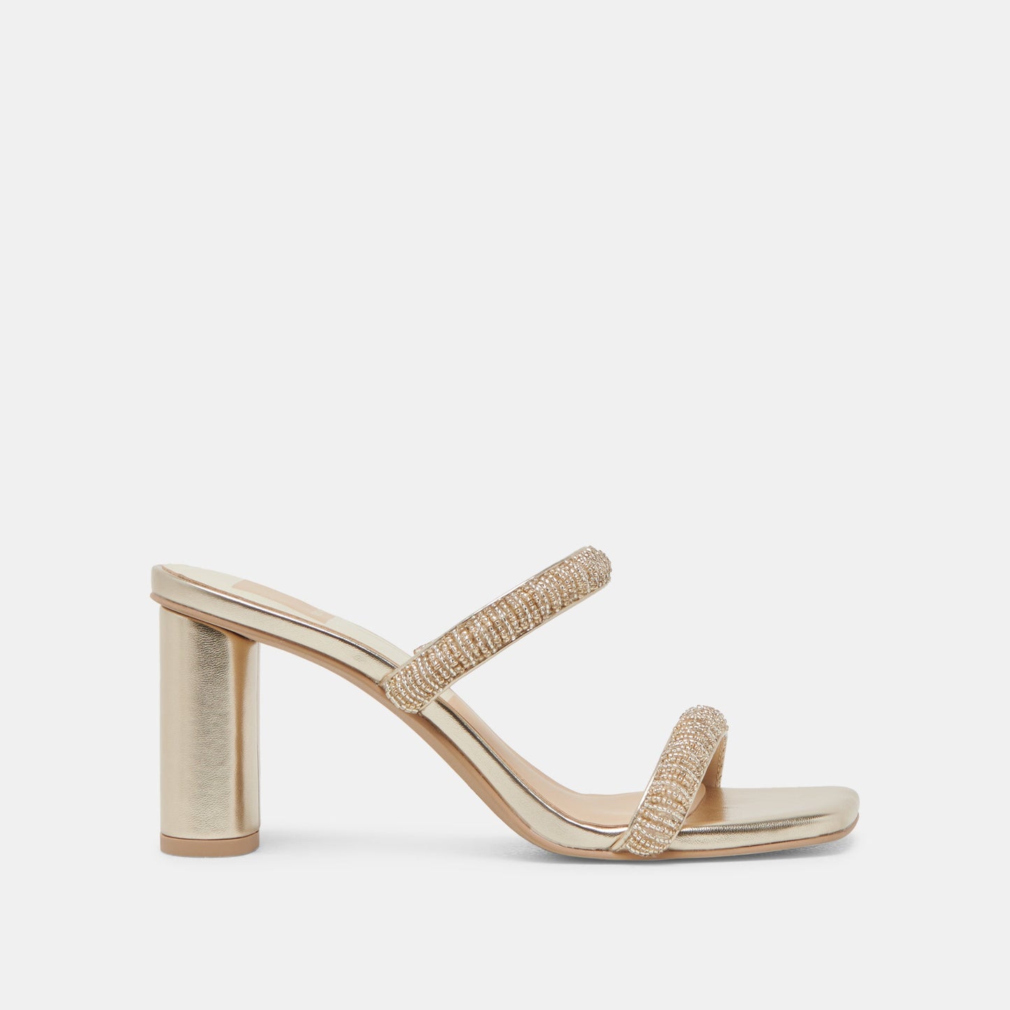 NOLAH HEELS GOLD MULTI BEADS - Dolce Vita