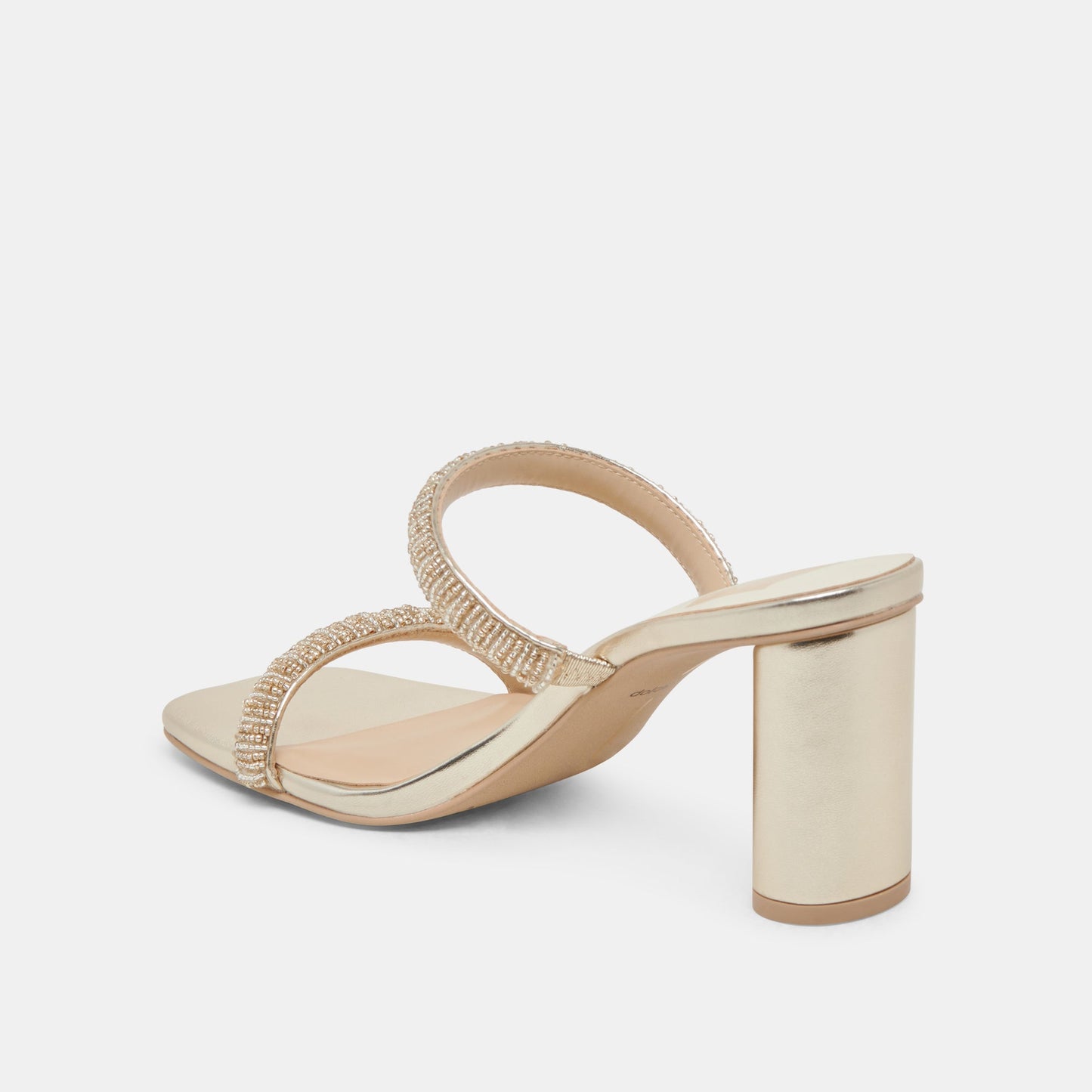 NOLAH HEELS GOLD MULTI BEADS - Dolce Vita
