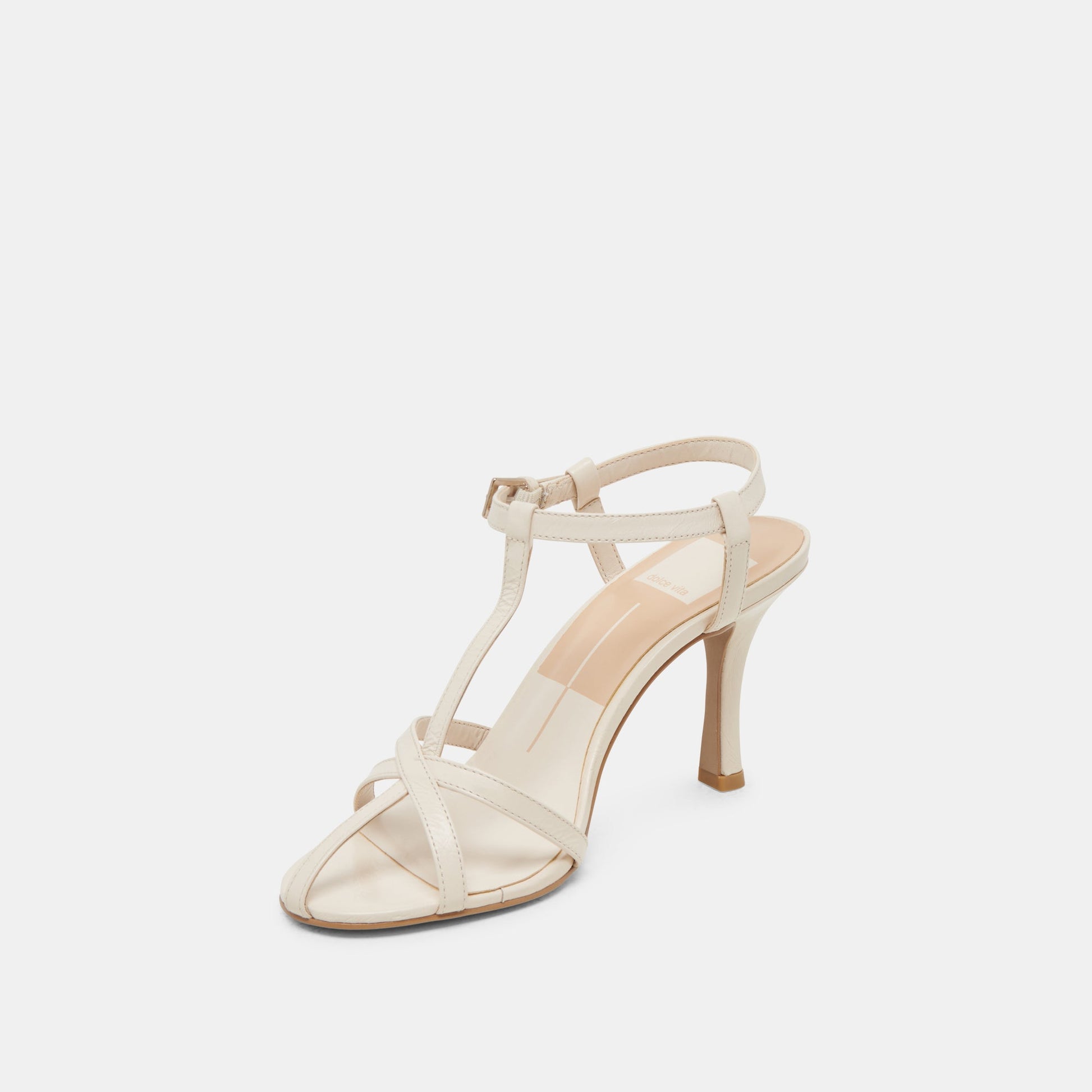 LIANE HEELS BONE CRINKLE PATENT - Dolce Vita