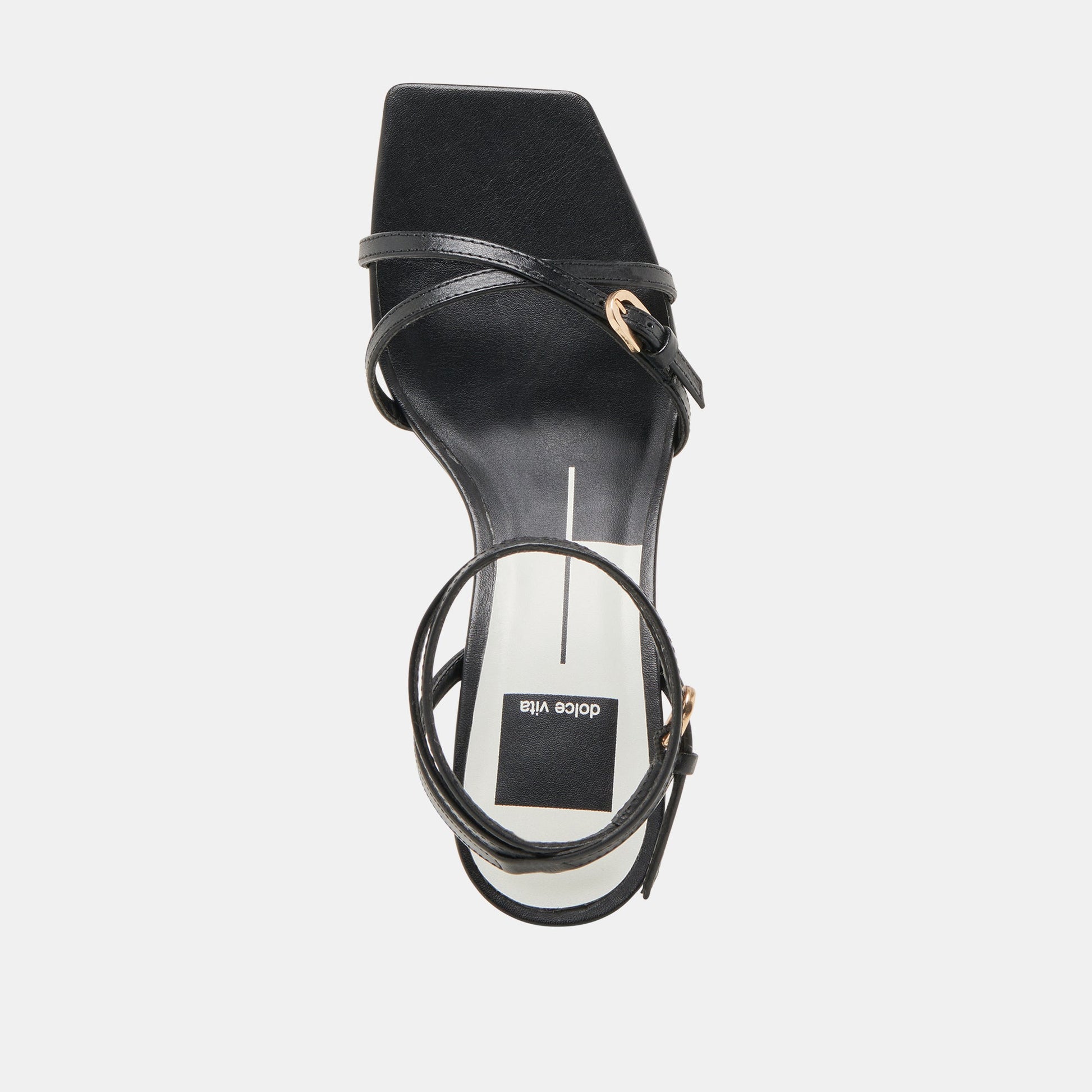 BAMBY HEELS BLACK LEATHER - Dolce Vita