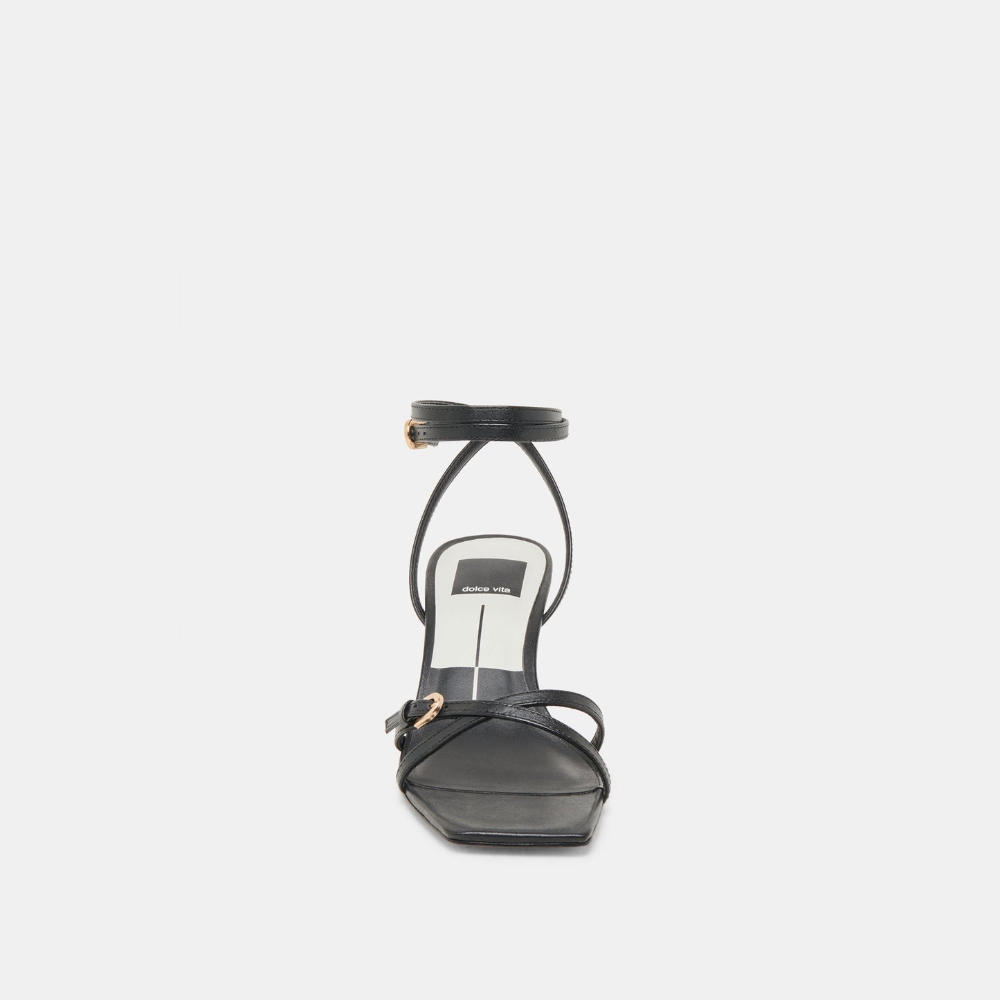 BAMBY HEELS BLACK LEATHER - Dolce Vita