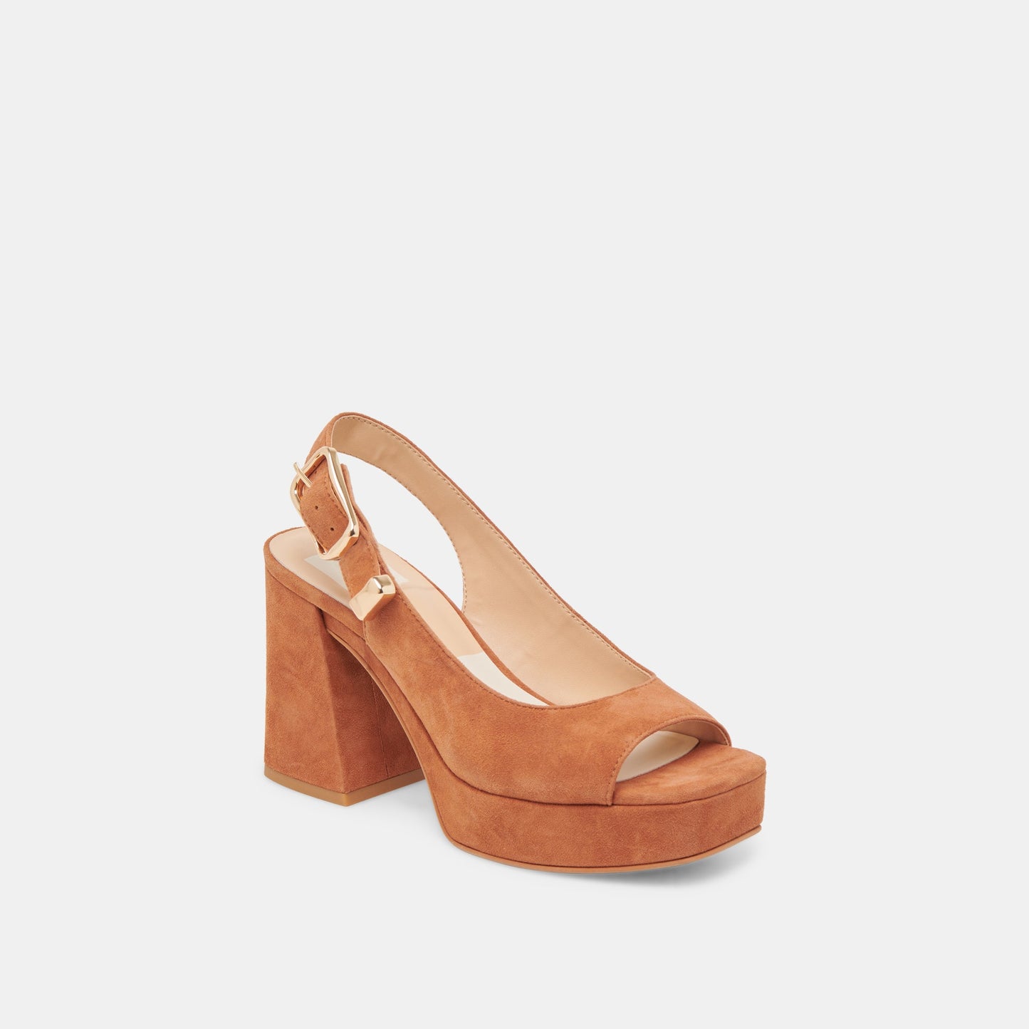 FLORES HEELS CARAMEL SUEDE - Dolce Vita