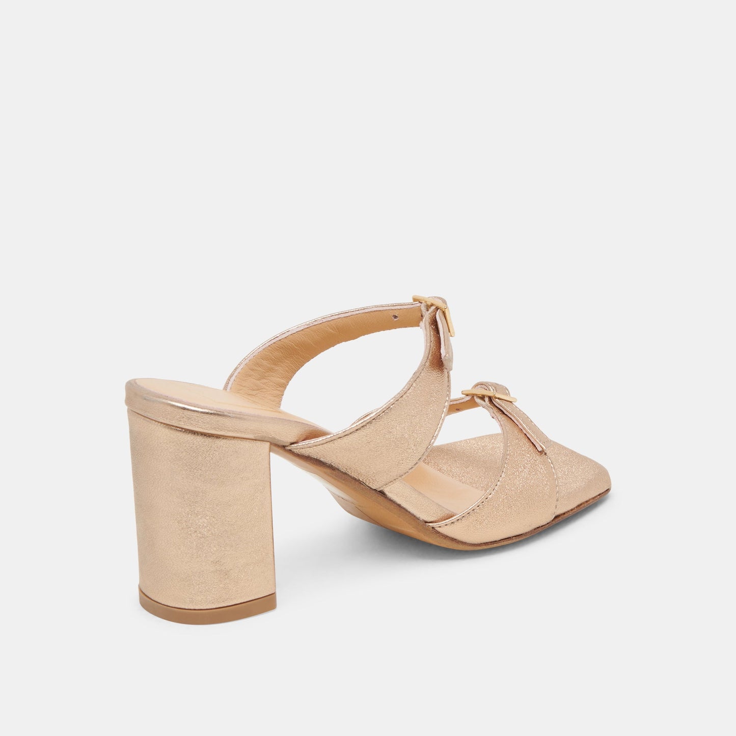 SHANE HEELS GOLD METALLIC LEATHER - Dolce Vita