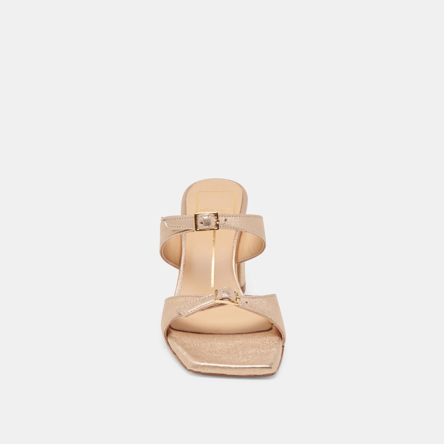 SHANE HEELS GOLD METALLIC LEATHER - Dolce Vita
