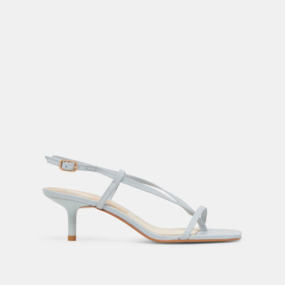 LAURY HEELS ICE BLUE LEATHER - Dolce Vita