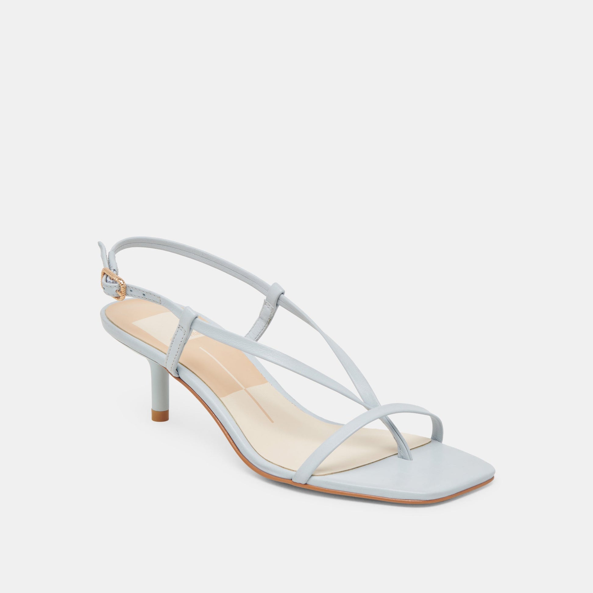 LAURY HEELS ICE BLUE LEATHER - Dolce Vita