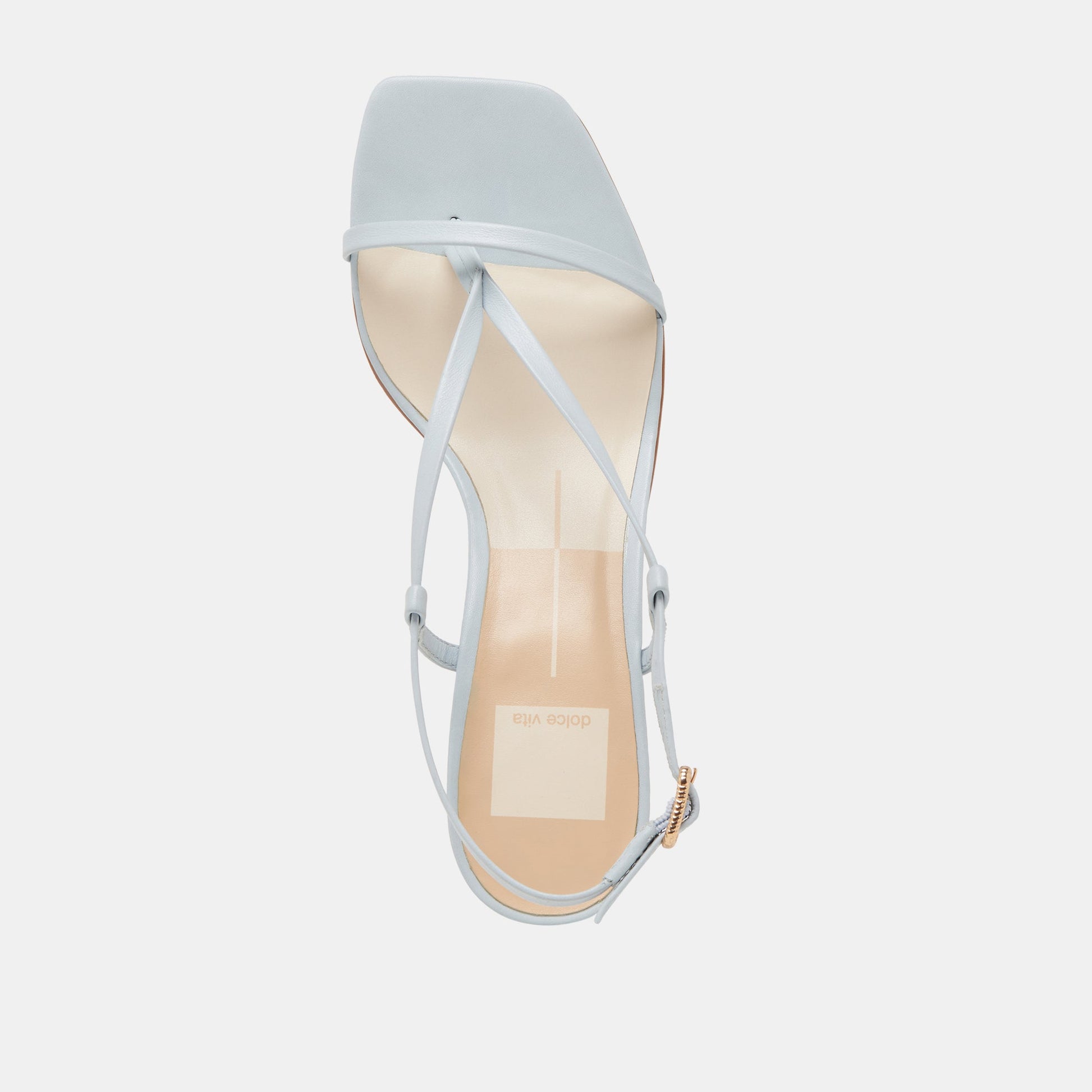LAURY HEELS ICE BLUE LEATHER - Dolce Vita