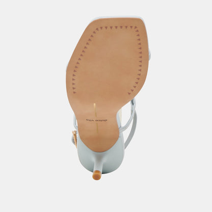 LAURY HEELS ICE BLUE LEATHER - Dolce Vita