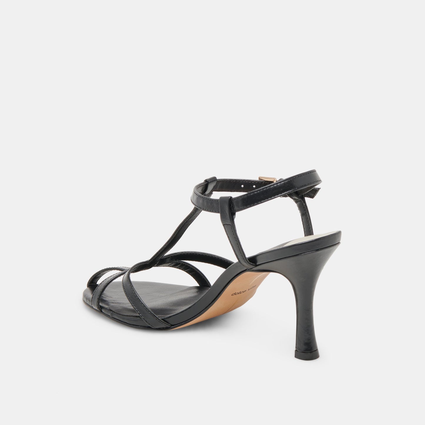 LIANE HEELS MIDNIGHT CRINKLE PATENT - Dolce Vita