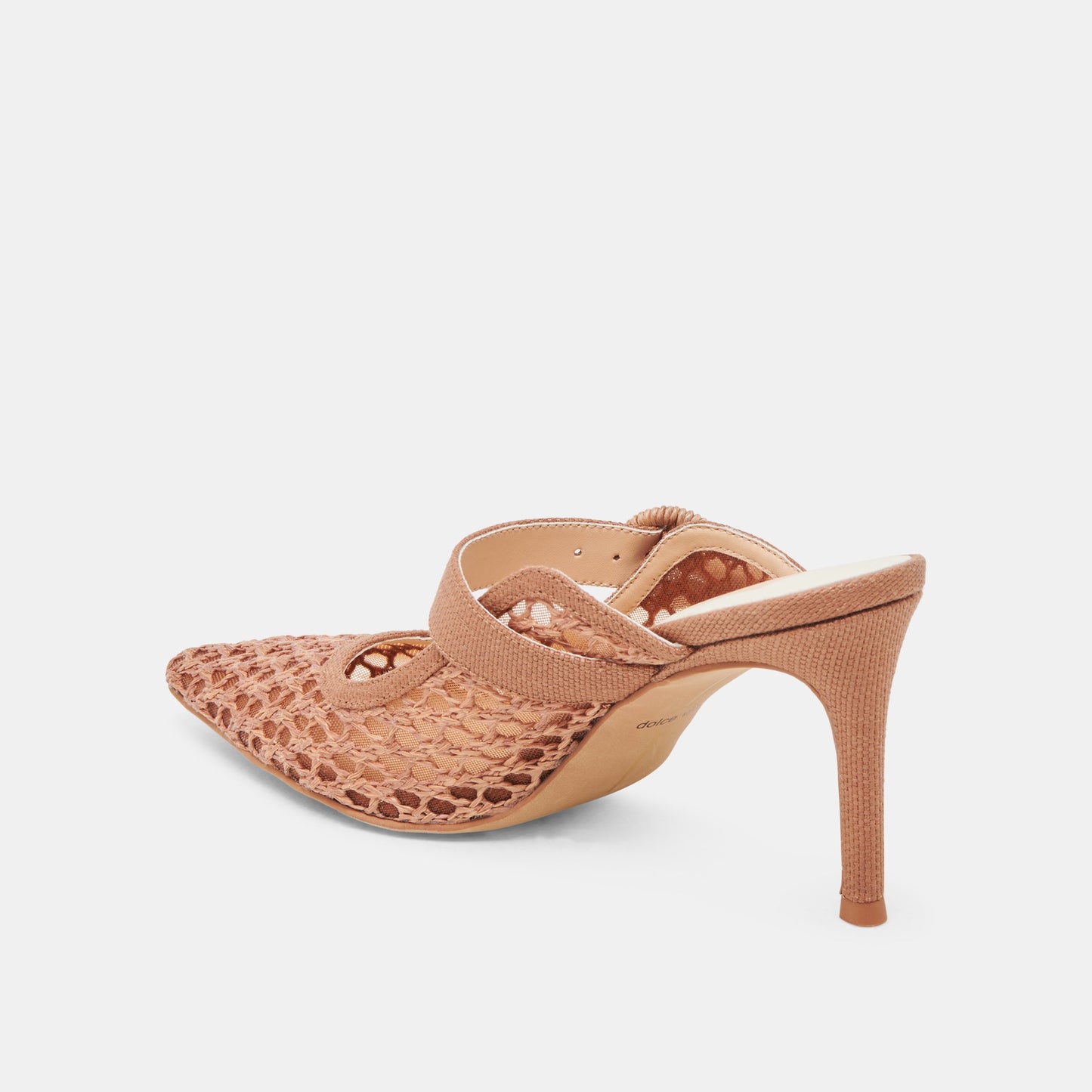 KEEKEE HEELS SADDLE WOVEN RAFFIA - Dolce Vita