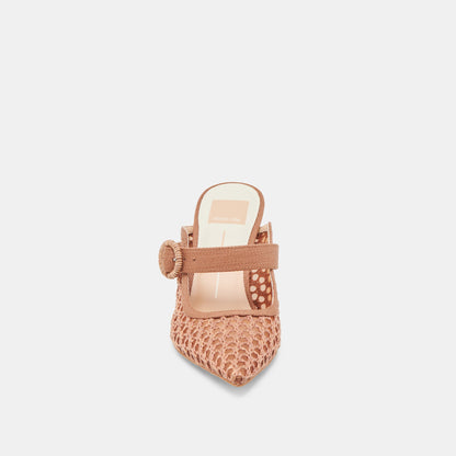 KEEKEE HEELS SADDLE WOVEN RAFFIA - Dolce Vita