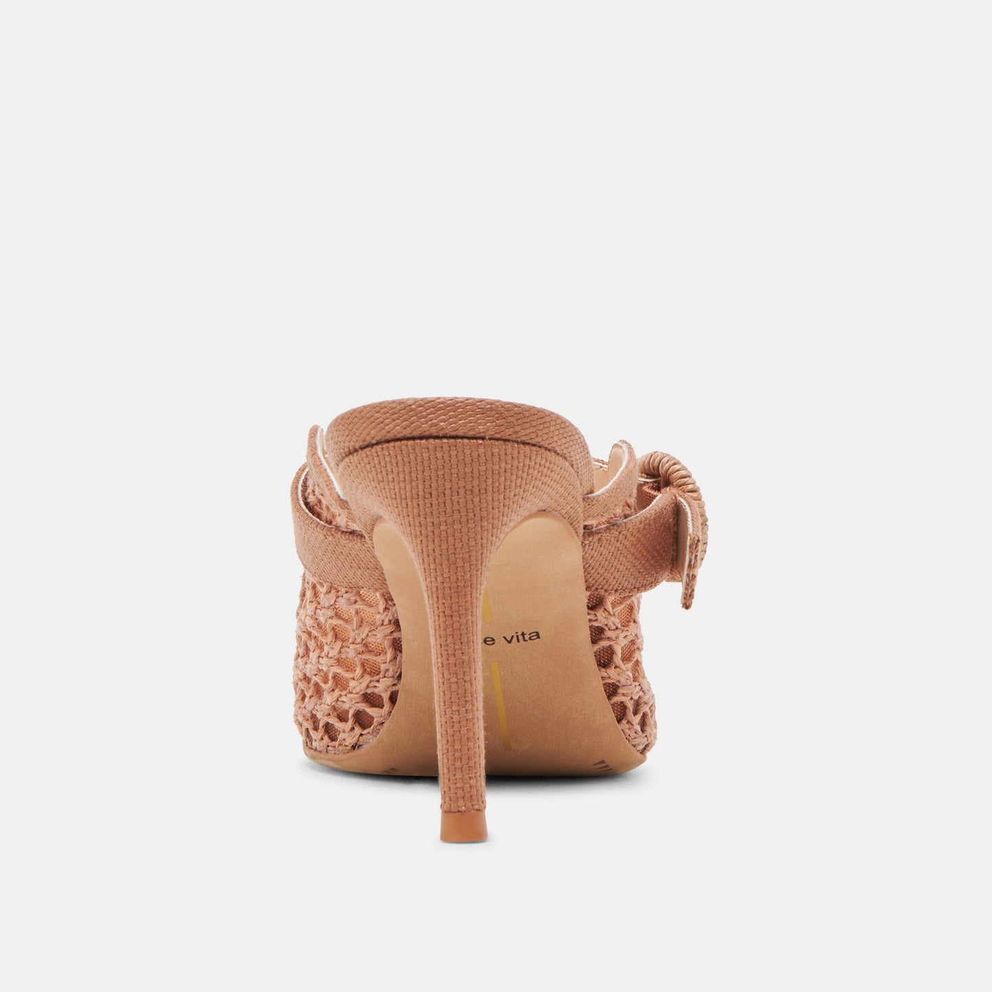 KEEKEE HEELS SADDLE WOVEN RAFFIA - Dolce Vita