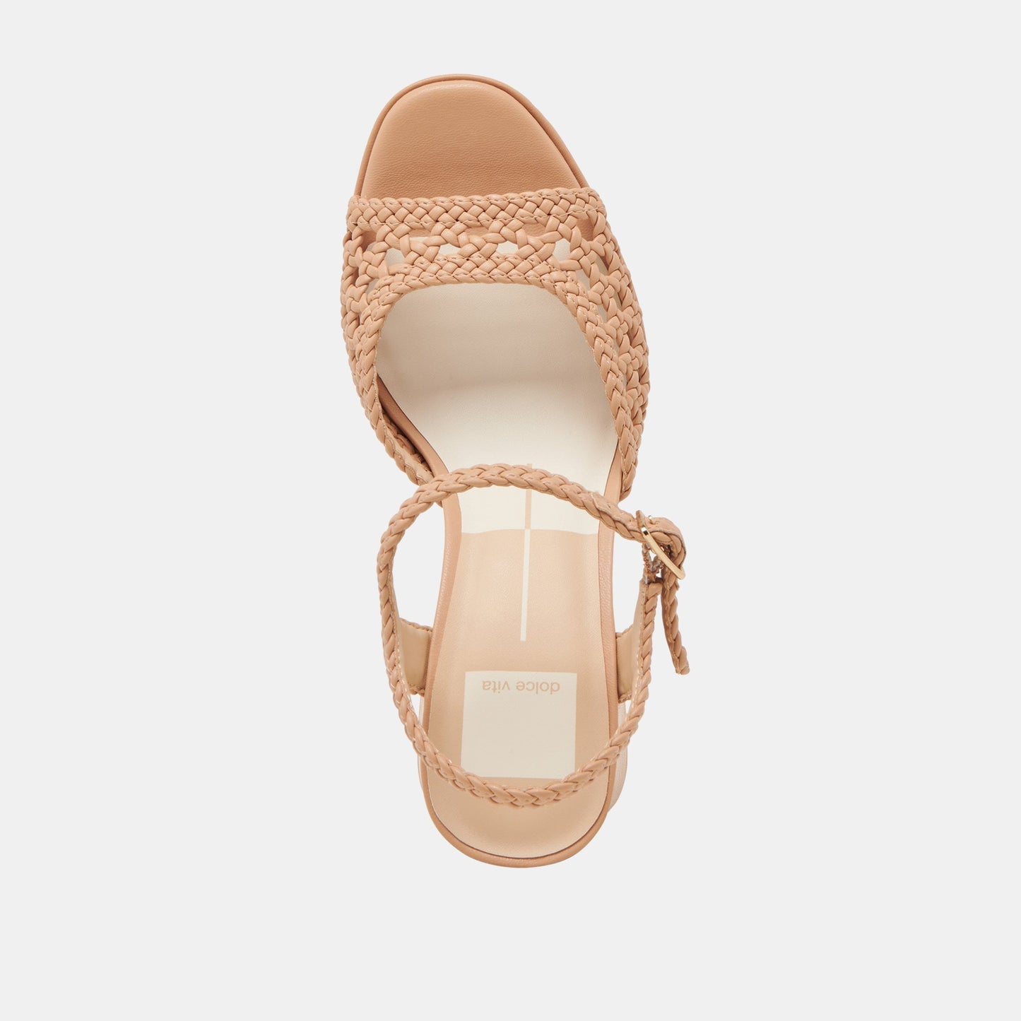 PEYTEN WIDE HEELS CAFE WOVEN STELLA - Dolce Vita