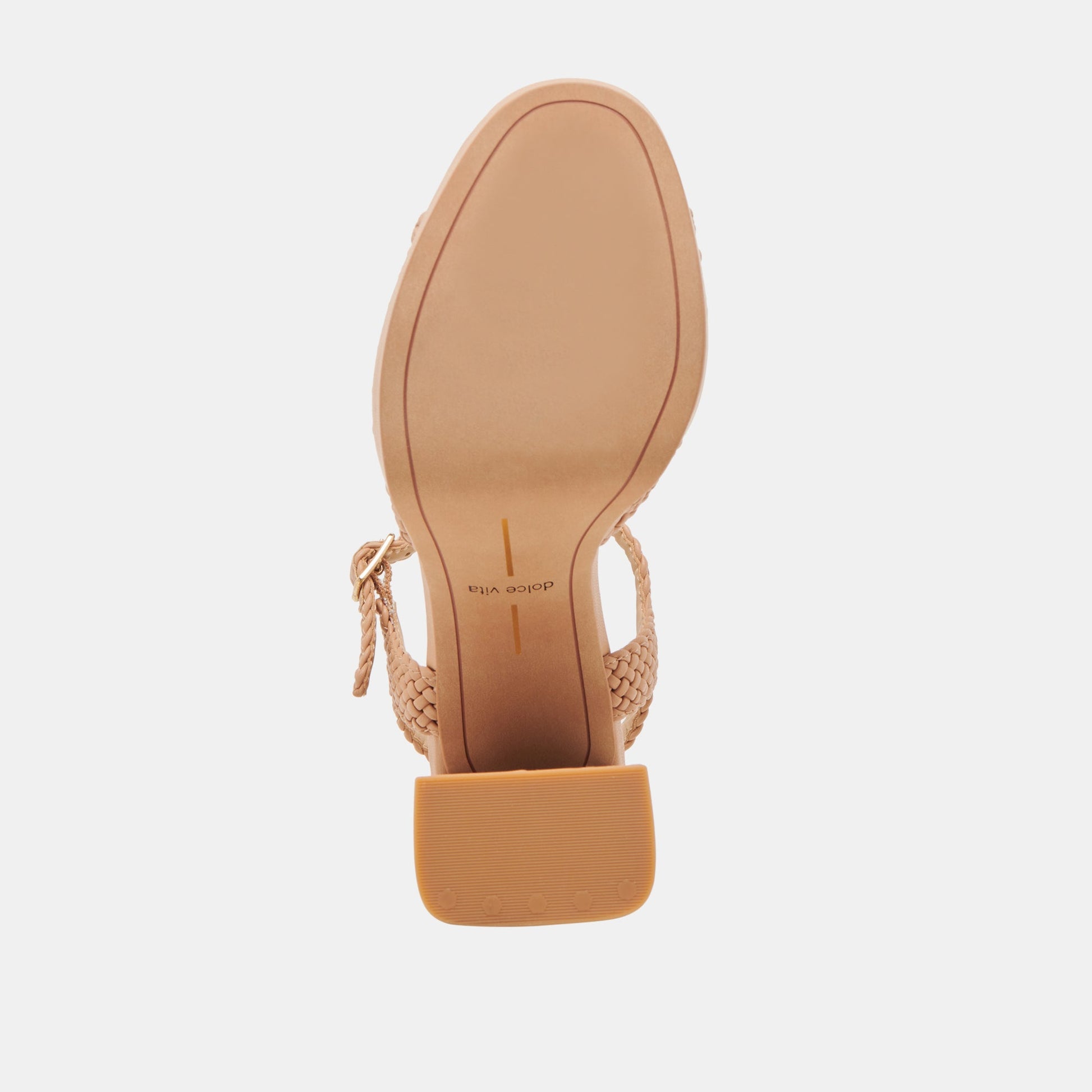 PEYTEN WIDE HEELS CAFE WOVEN STELLA - Dolce Vita
