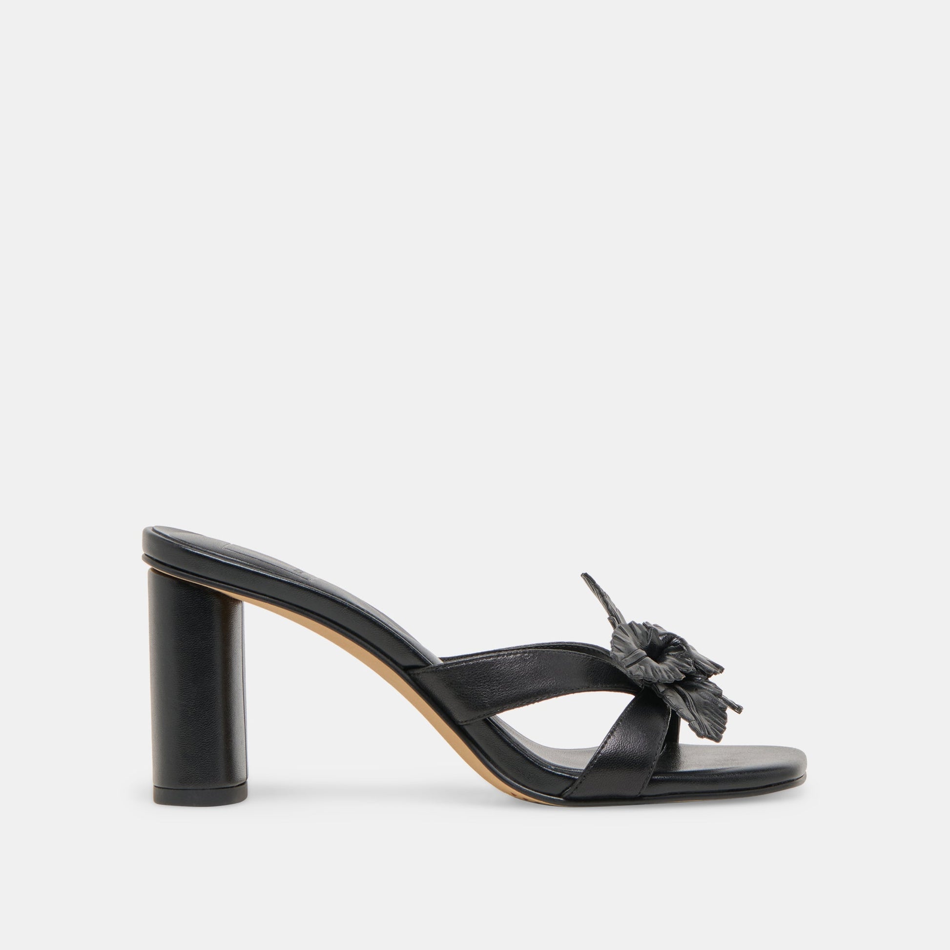 Nikil Black Leather Heels - Dolce Vita
