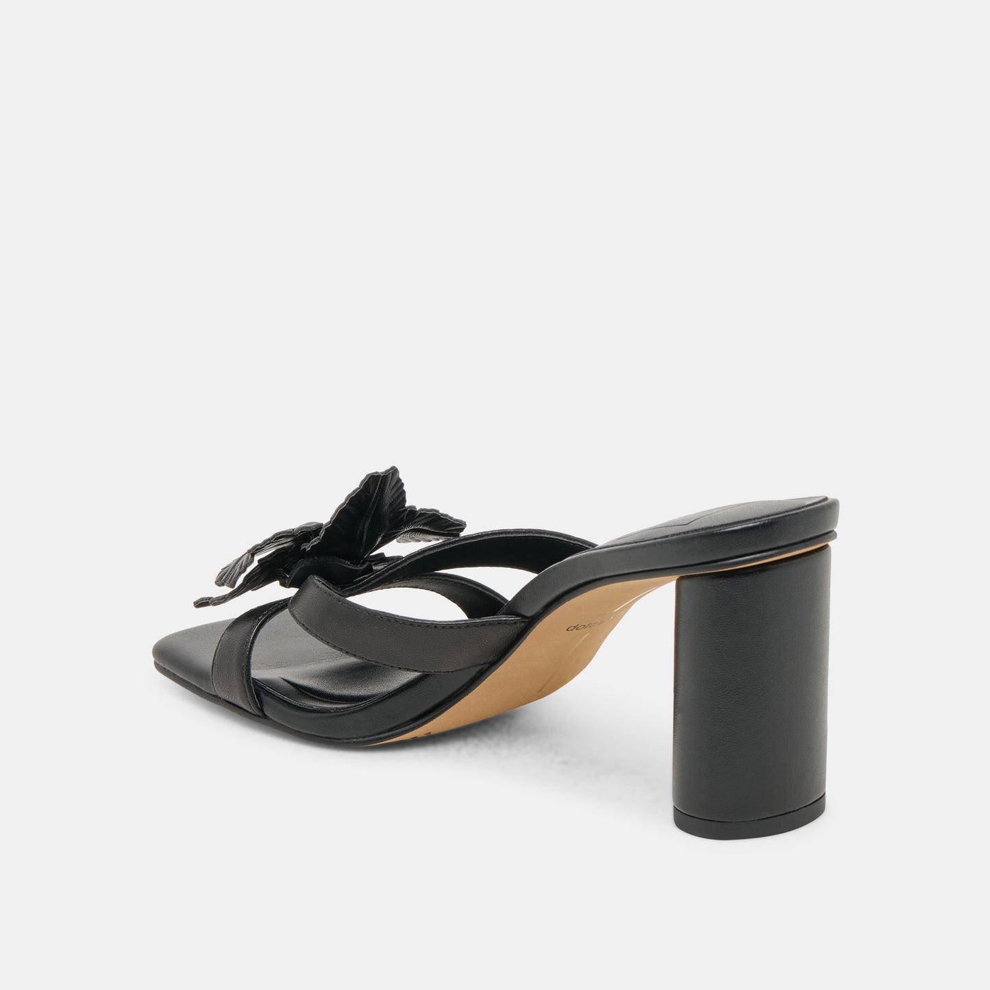 Nikil Black Leather Heels - Dolce Vita