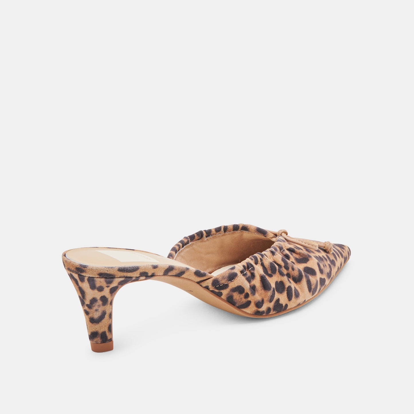 KAIRI MID HEELS DK LEOPARD SUEDE - Dolce Vita