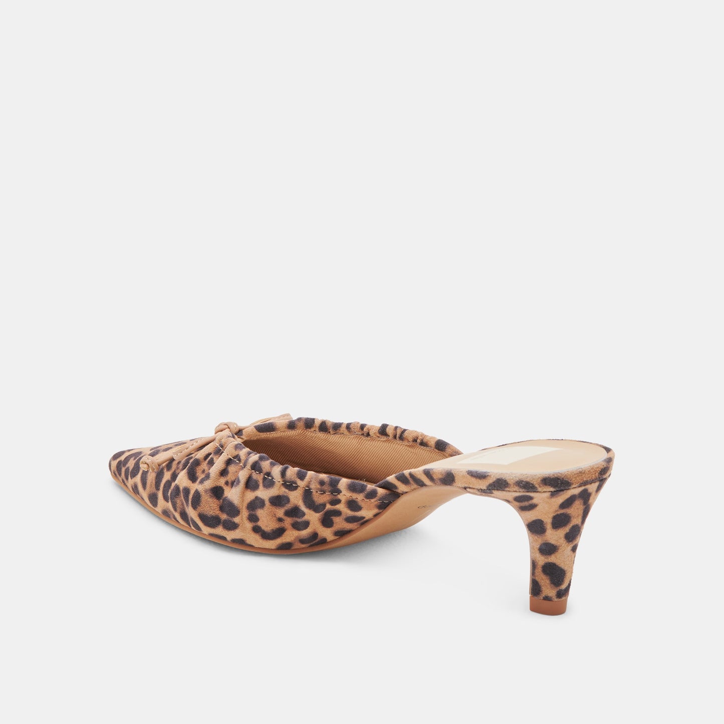 KAIRI MID HEELS DK LEOPARD SUEDE - Dolce Vita