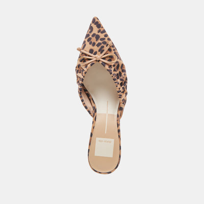 KAIRI MID HEELS DK LEOPARD SUEDE - Dolce Vita