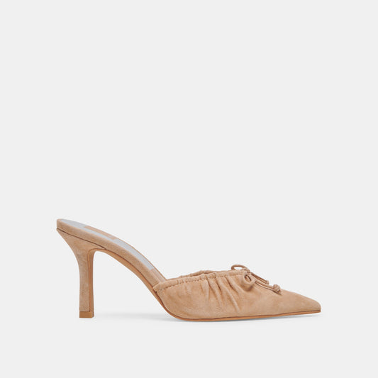 KAIRI HEELS CAMEL SUEDE - Dolce Vita
