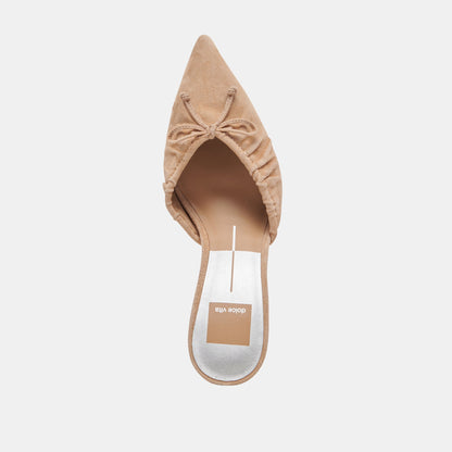 KAIRI HEELS CAMEL SUEDE - Dolce Vita