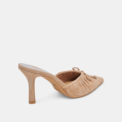 KAIRI HEELS CAMEL SUEDE - Dolce Vita