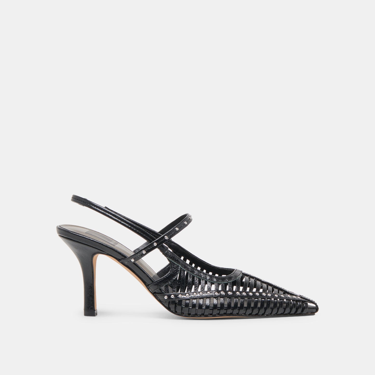 HENSAL HEELS MIDNIGHT CRINKLE PATENT - Dolce Vita