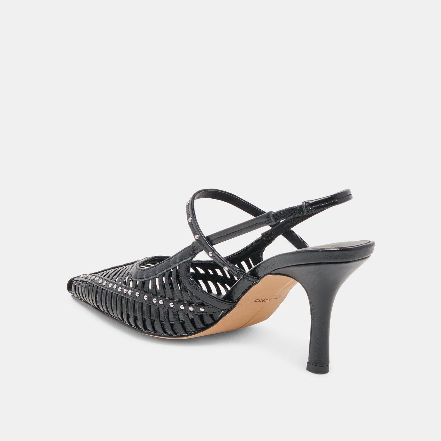 HENSAL HEELS MIDNIGHT CRINKLE PATENT - Dolce Vita