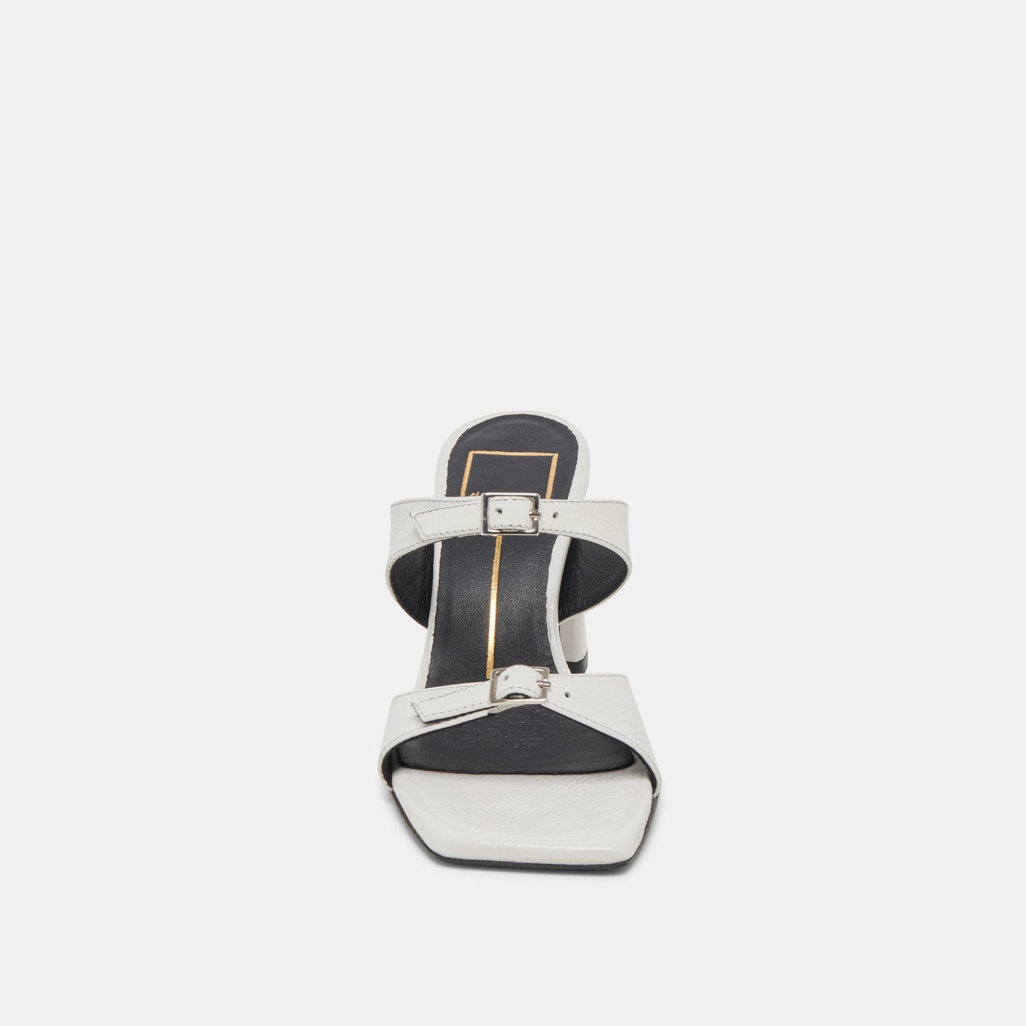 SHANE HEELS OFF WHITE CRINKLE PATENT - Dolce Vita