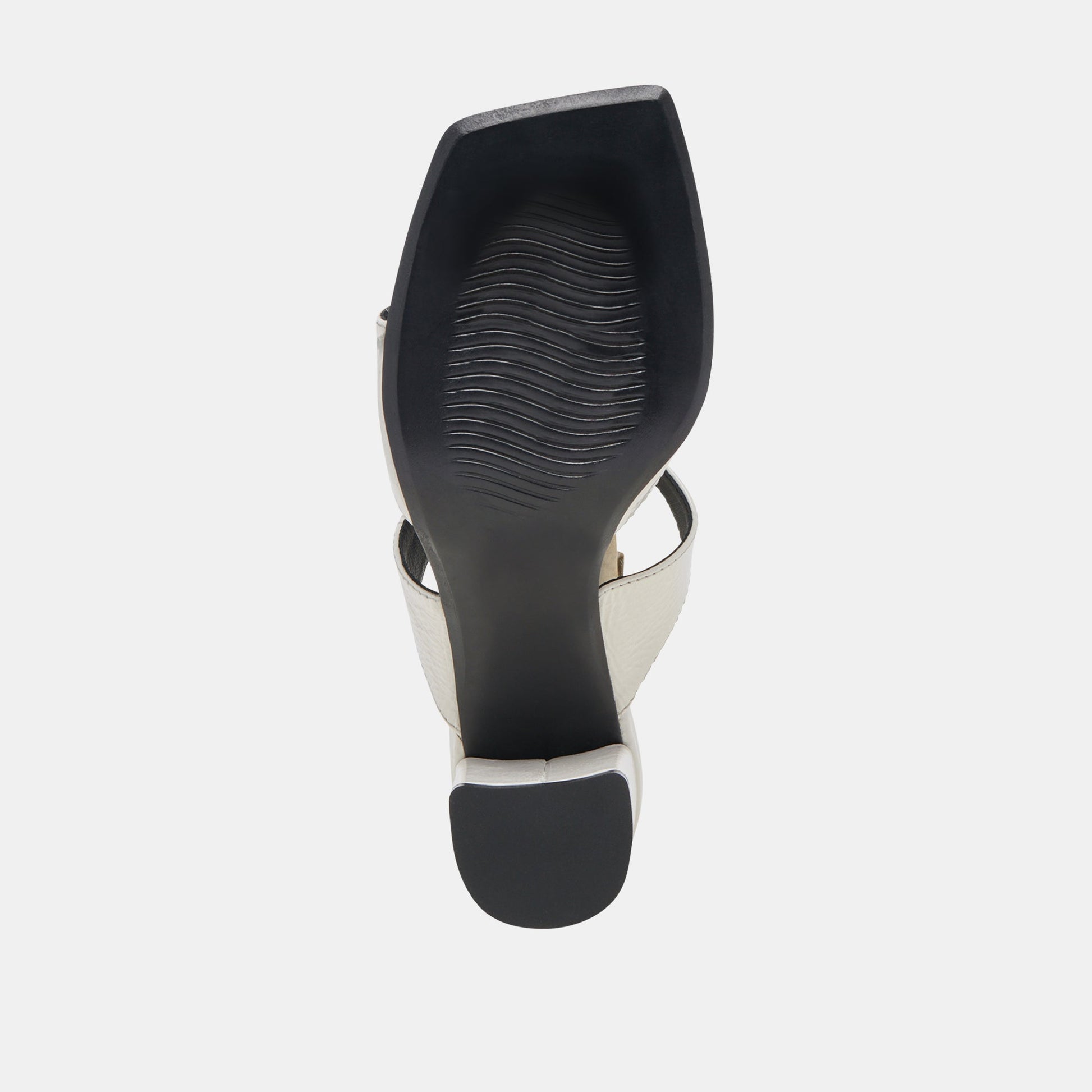 SHANE HEELS OFF WHITE CRINKLE PATENT - Dolce Vita