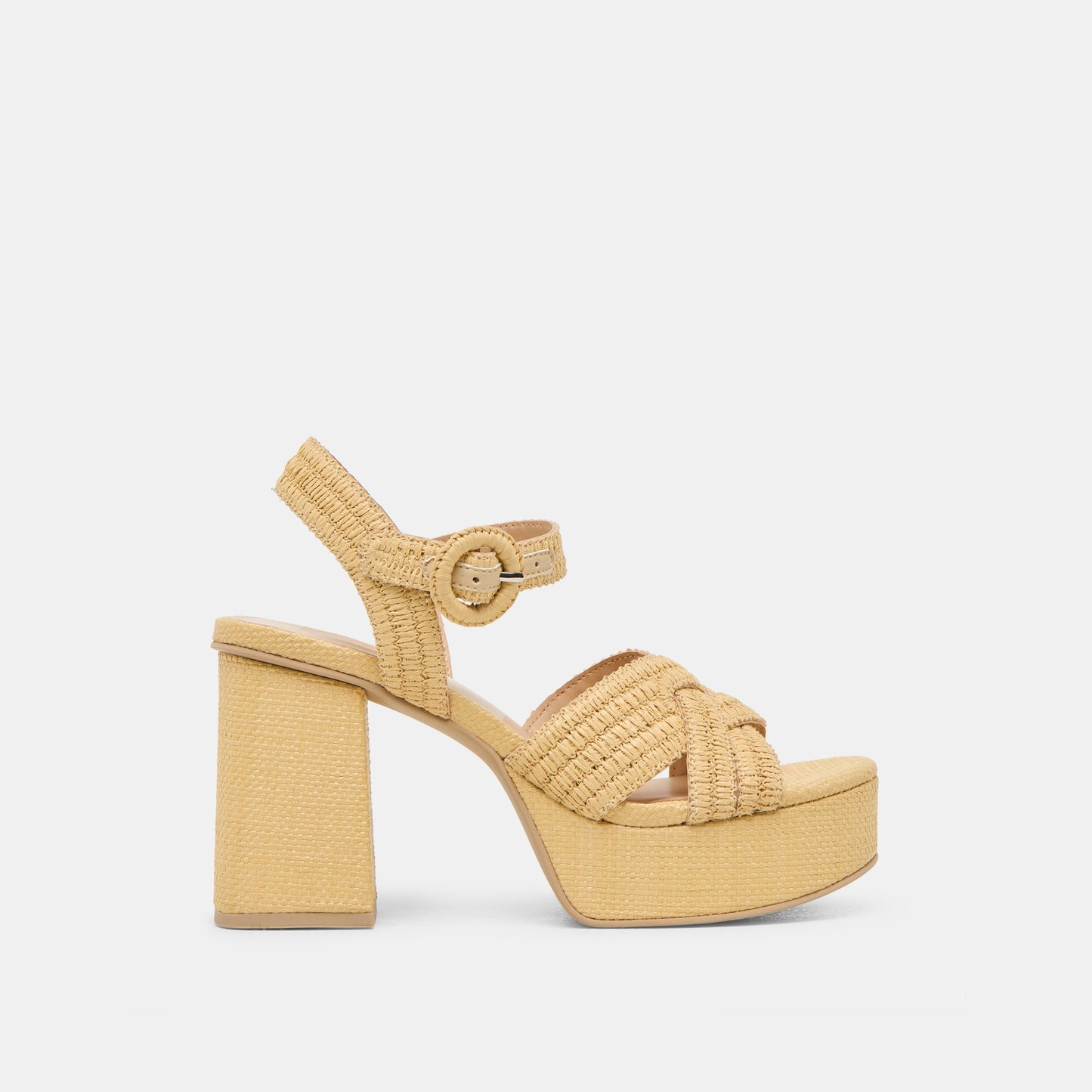Bety Lt Natural Raffia Heels - Dolce Vita