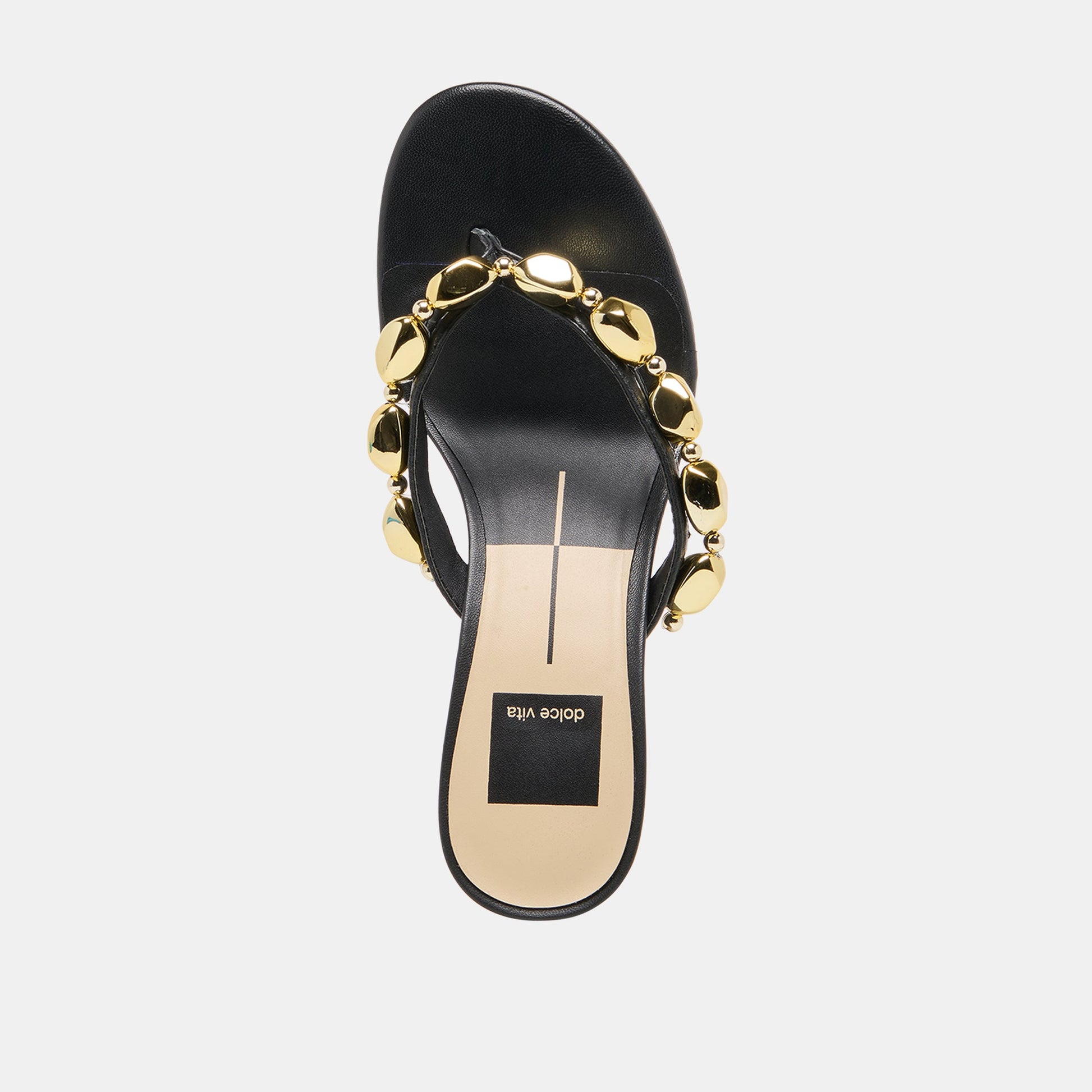 Daksie Black Leather Heels - Dolce Vita